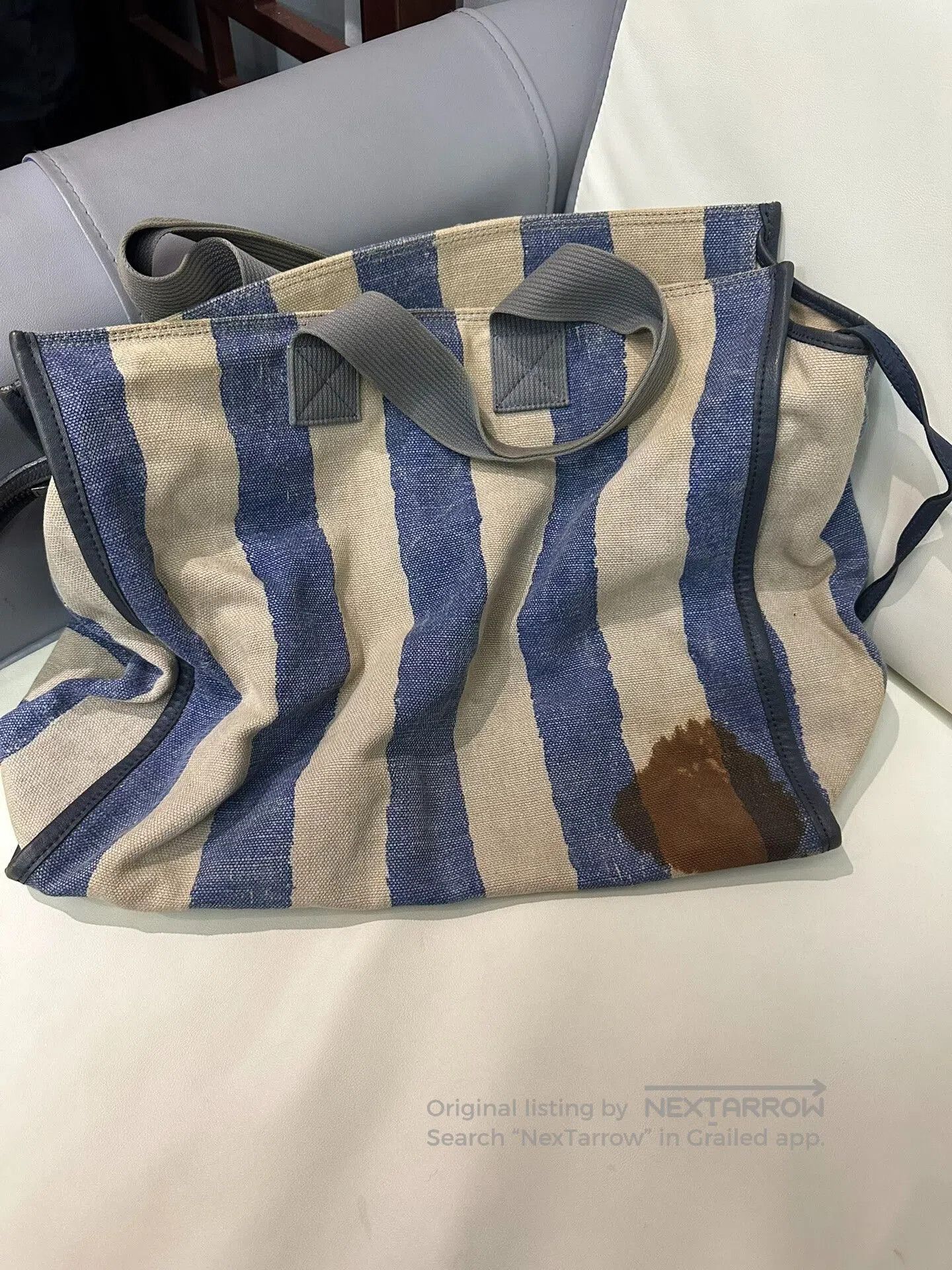 Other Fendi Striped Canvas Tote Bag with Patches. Size ONE SIZE - 2 Thumbnail