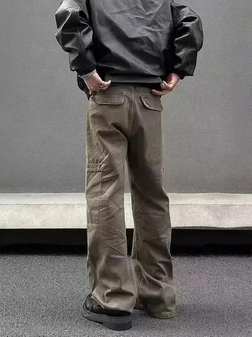 Japanese Brand × Jean Vintage Maillard Brown Cargo Bootcut Jeans Size US 32 / EU 48 - 4 Thumbnail
