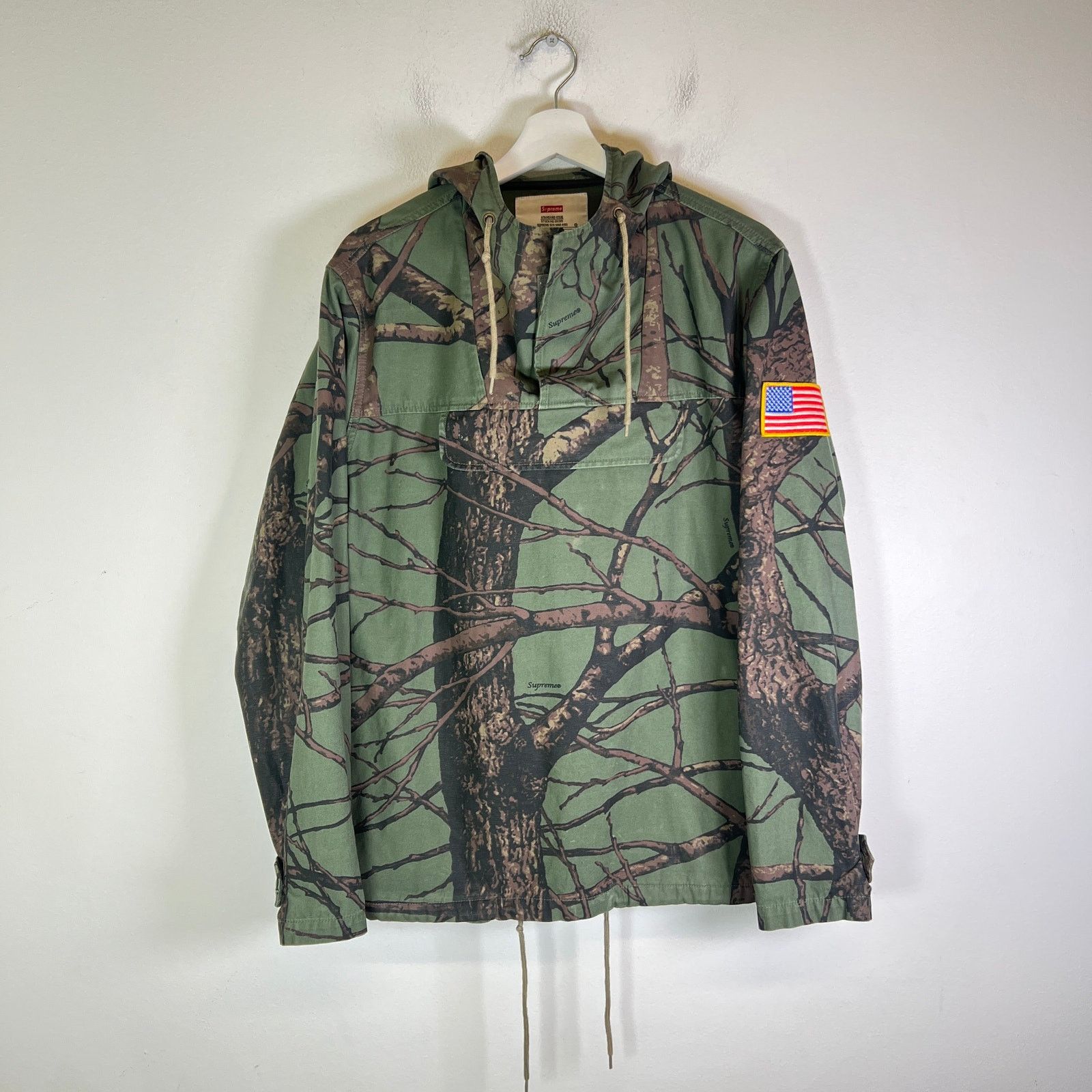 Supreme Tree Camo Pullover Down Jacket