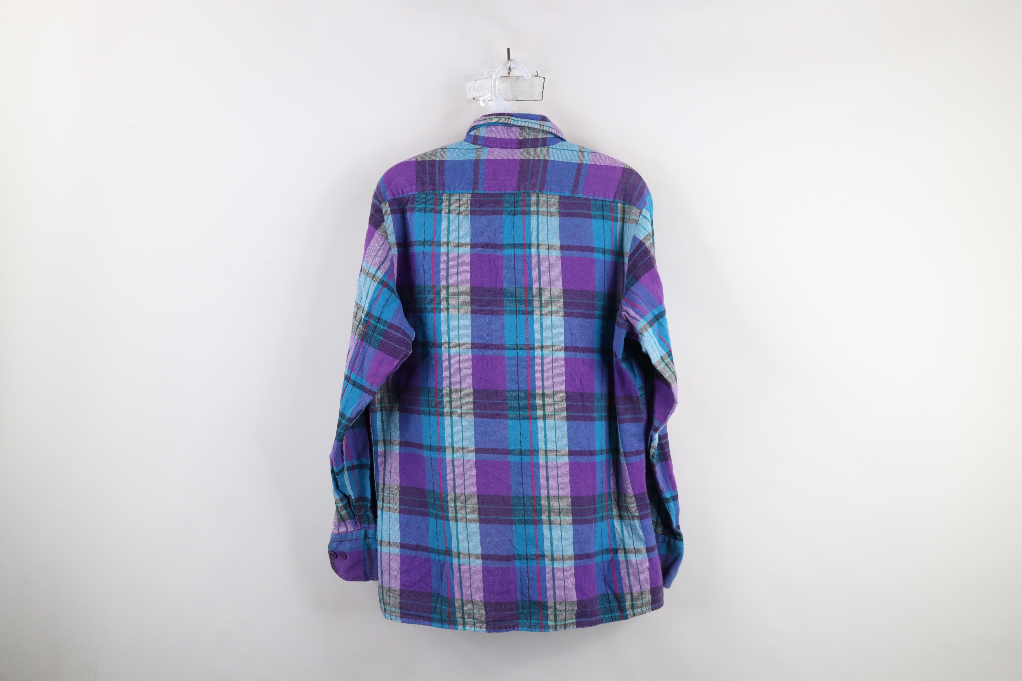Vintage Vintage 90s Streetwear Flannel Collared Button Down Shirt Size US M / EU 48-50 / 2 - 8 Thumbnail