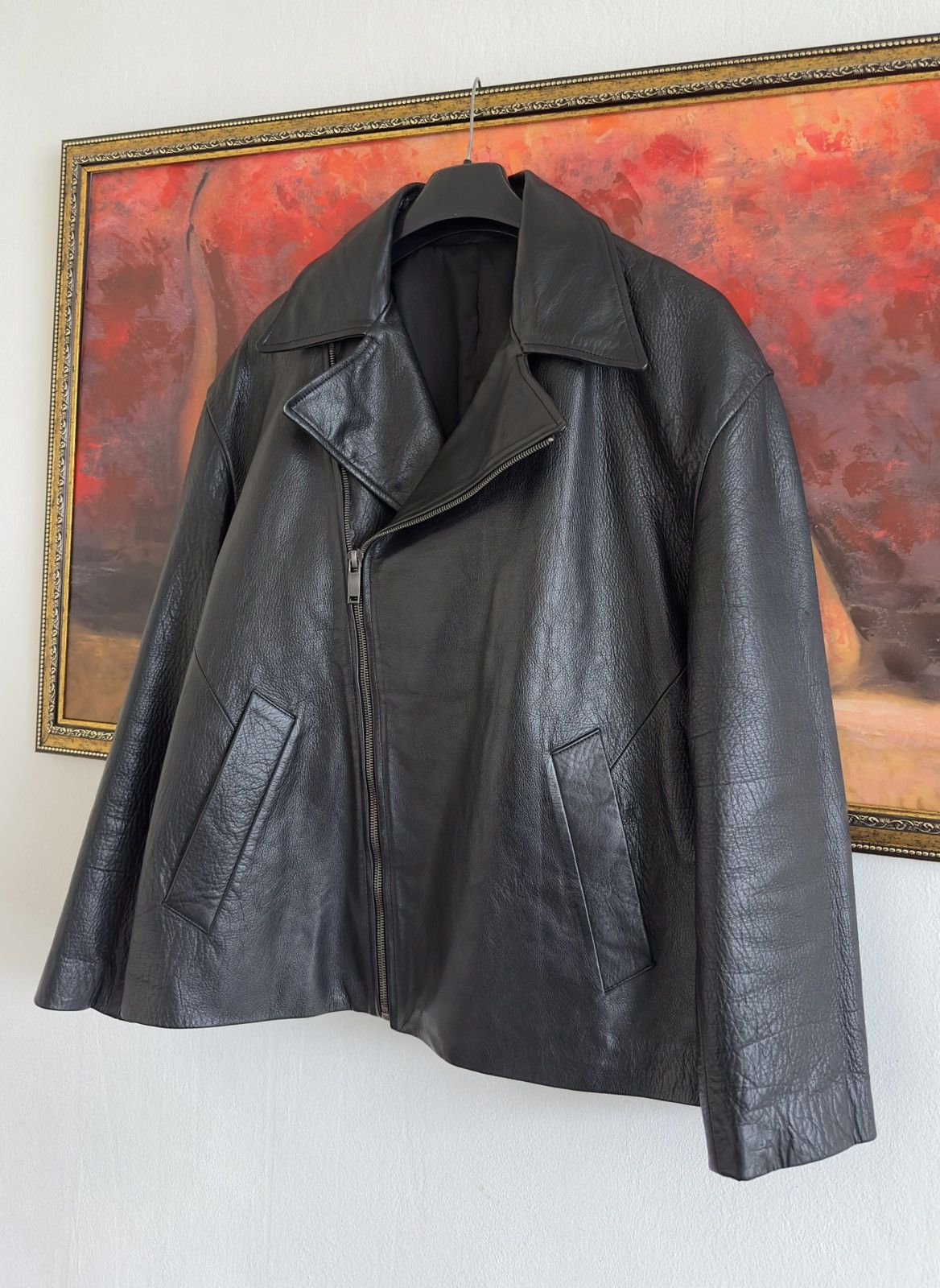 Genuine Leather Zara Relaxed Fit Buffalo Leather Jacket Limited Edition Size US L / EU 52-54 / 3 - 4 Thumbnail