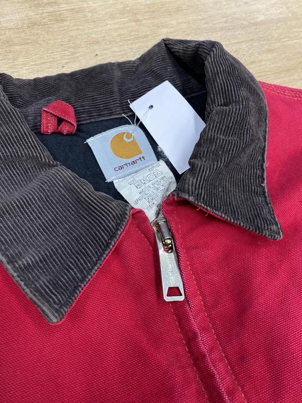 Vintage Carhartt Quilted Santa Fe Jacket “Red Aztec” J77RED