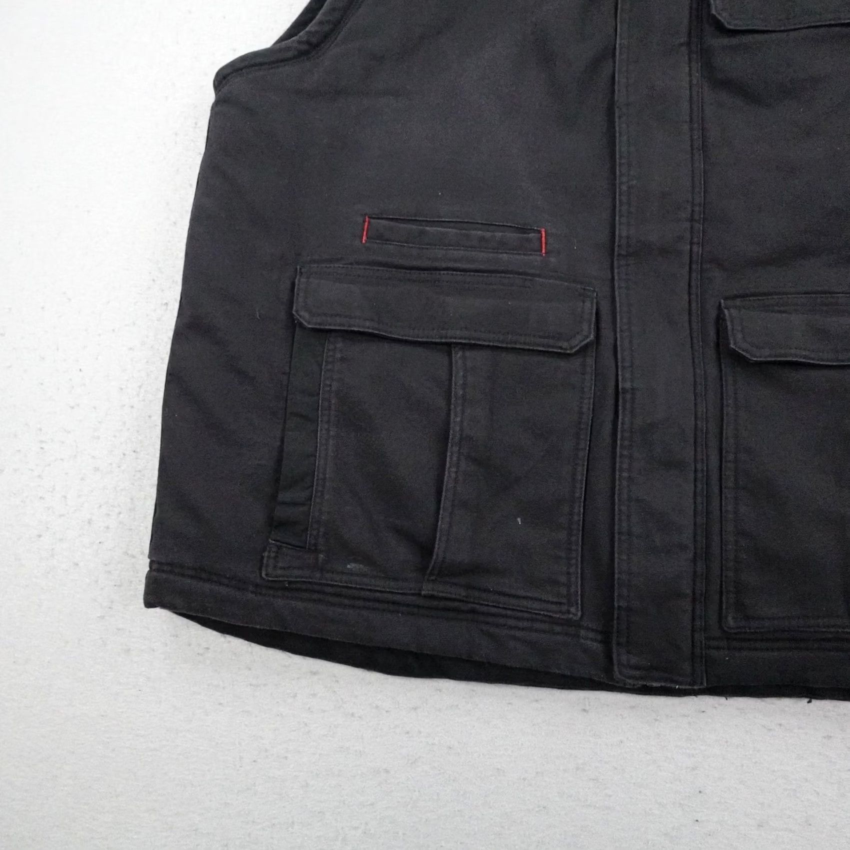 Dickies Dickies Mens Vest 2XL Black Canvas Quilted Workwear Insulated Full Zip Utility Size US XXL / EU 58 / 5 - 3 Thumbnail