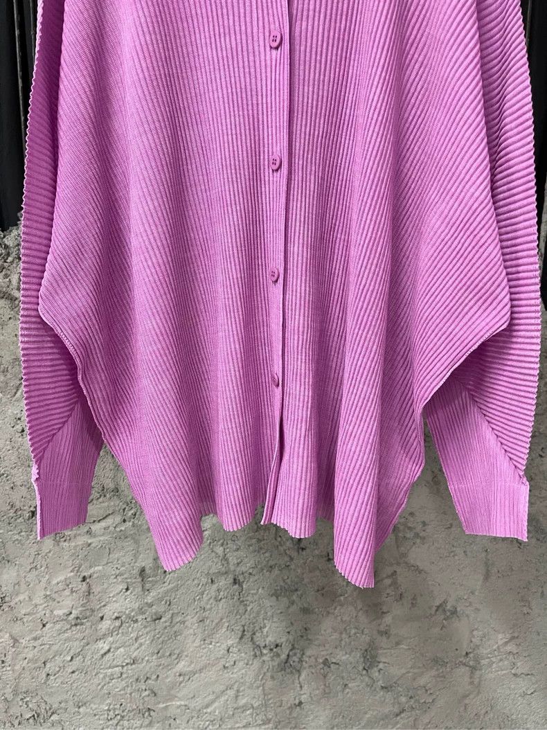 Issey Miyake Issey Miyake size:one size Pink pleated cardigan Size S / US 4 / IT 40 - 4 Thumbnail