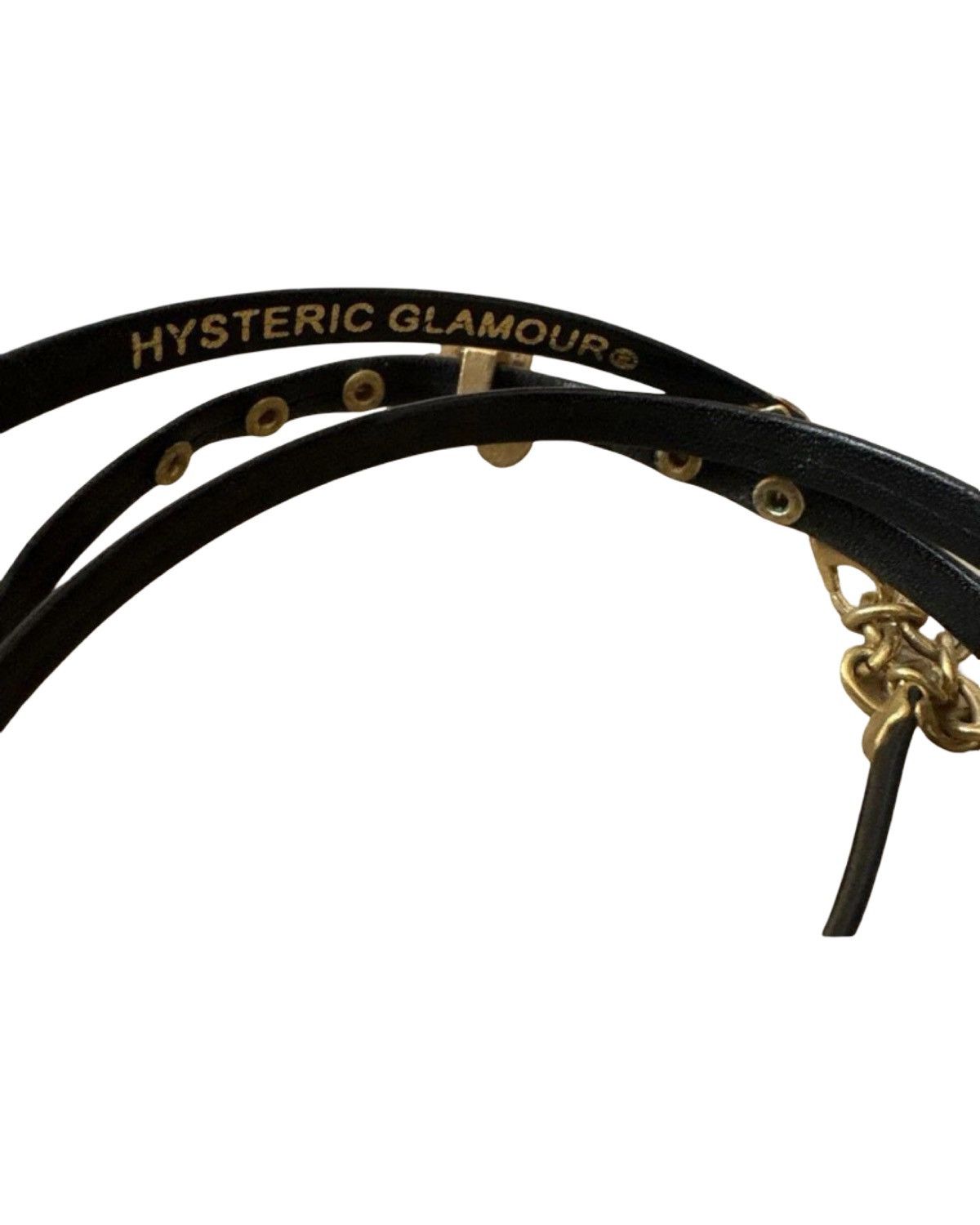 Hysteric Glamour Gold Hysteric Bear Wrap Leather Bracelet Size ONE SIZE - 7 Thumbnail