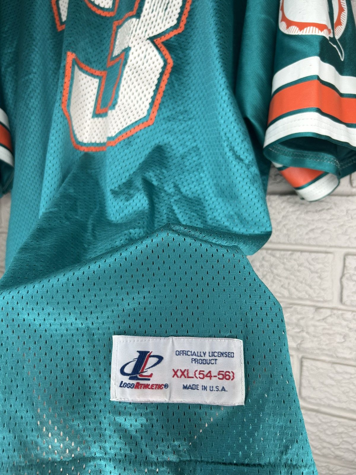 Logo Athletic × NFL × Vintage Vintage Logo Athletic Miami Dolphins Dan Marino Jersey Size US XXL / EU 58 / 5 - 4 Thumbnail