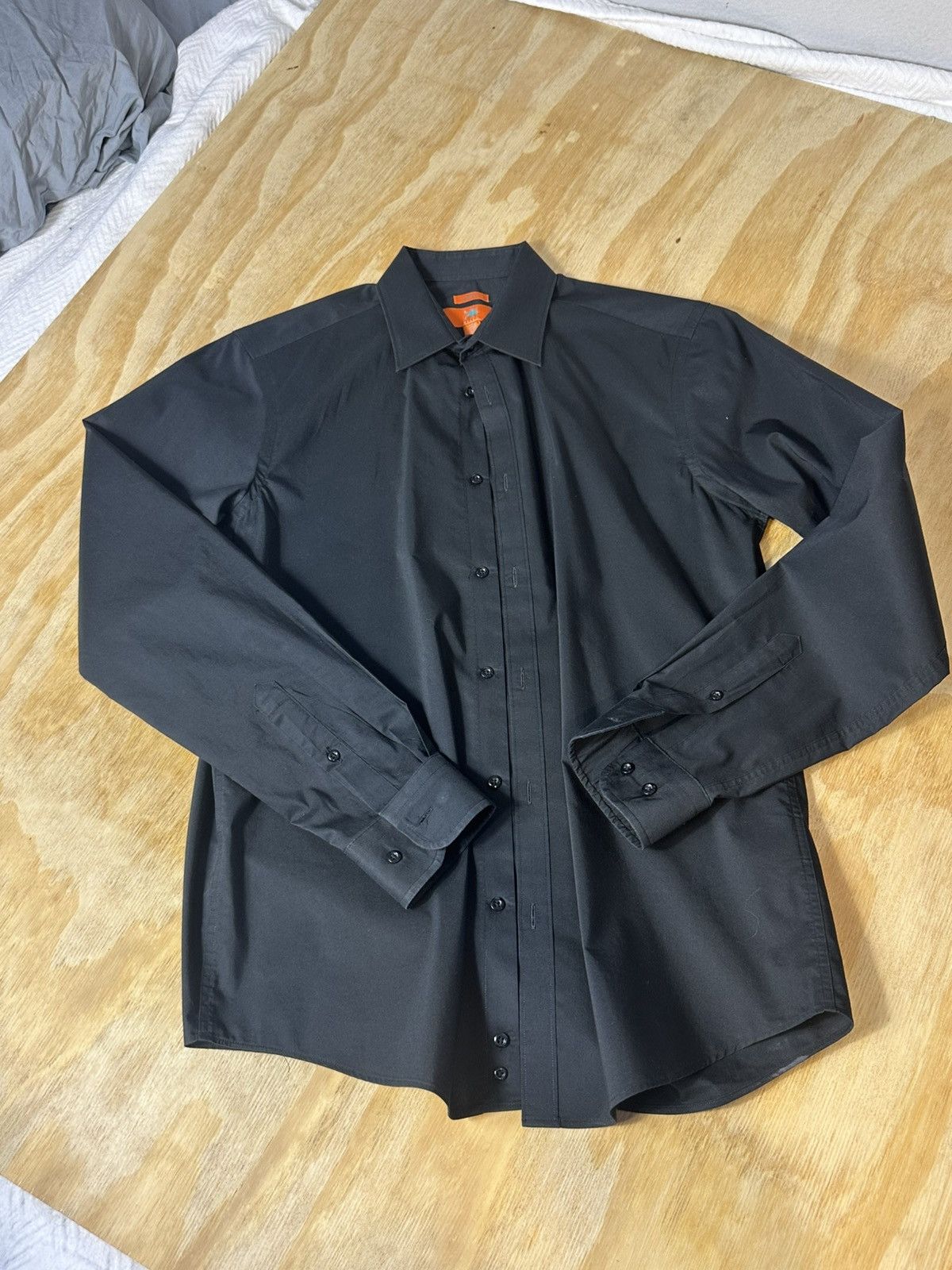 Other Men’s Black Dress Shirt Long Sleeve Button Down Size 34/35 Size US M / EU 48-50 / 2 - 2 Thumbnail