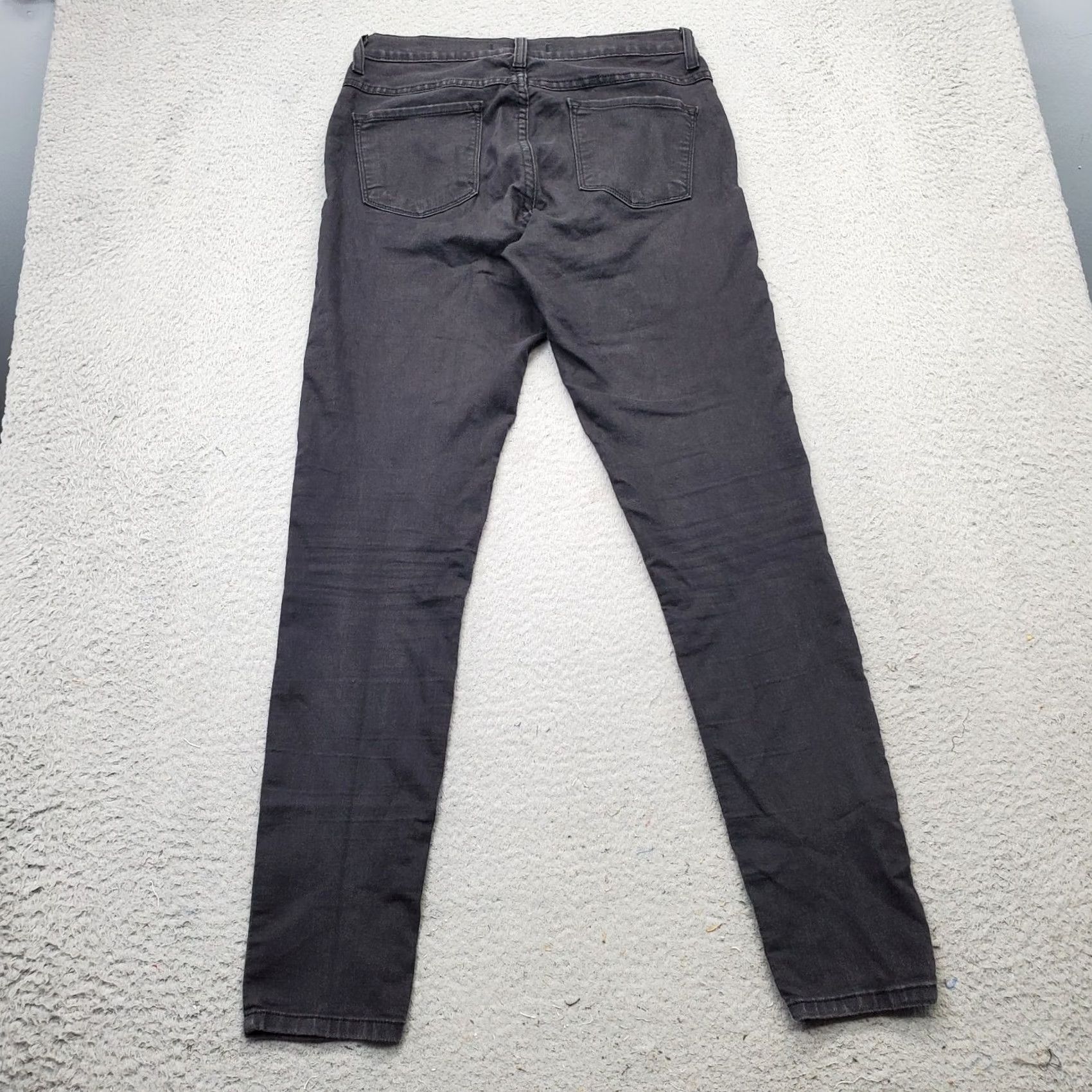 Vintage Flying Monkey Jeans Womens 30 Black Denim Dark Wash Mid Rise Straight Leg Size 30" / US 8 / IT 44 - 2 Thumbnail