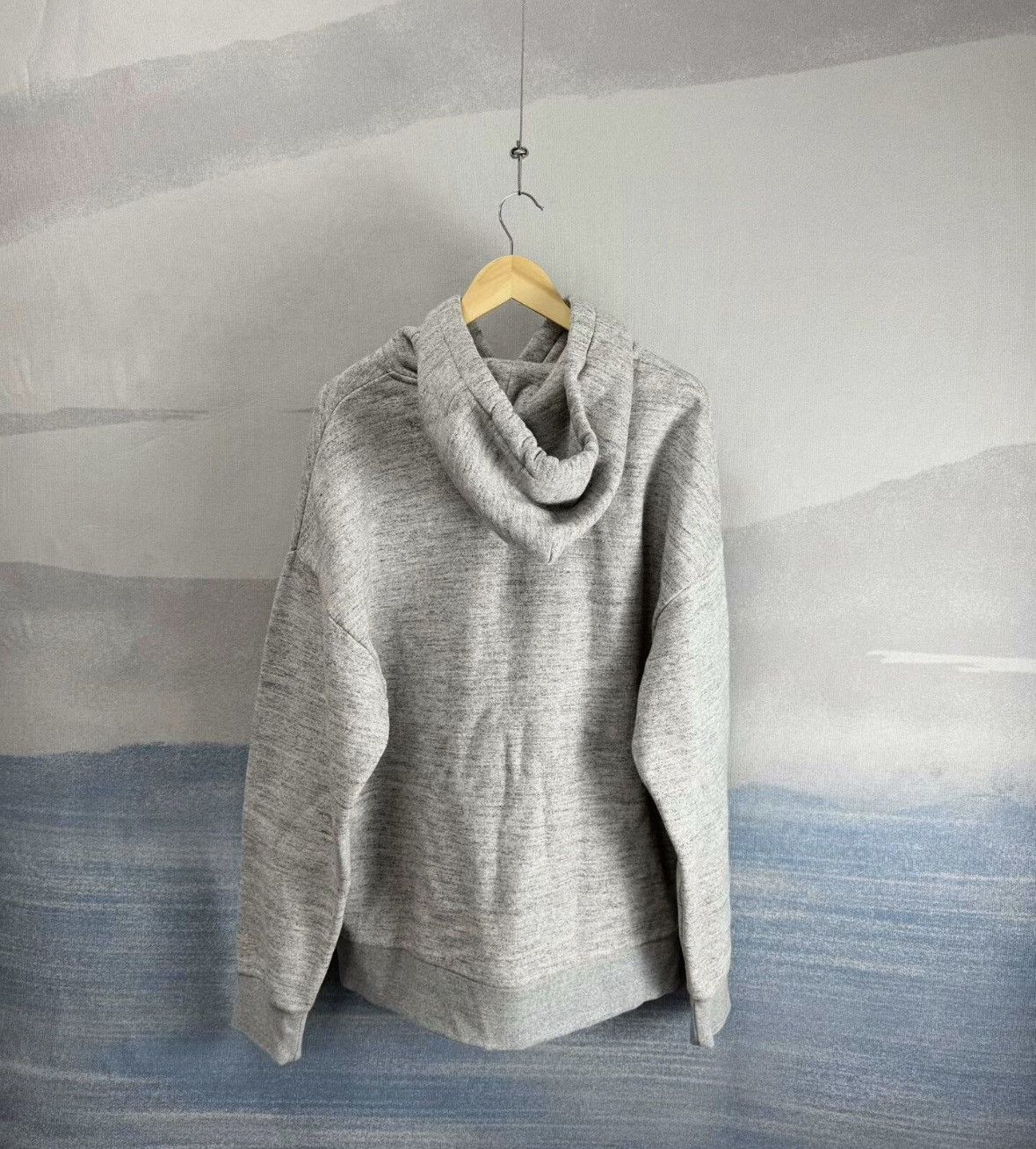 Loewe Loewe Gray embroidered logo long hoodie sweatshirt Size US M / EU 48-50 / 2 - 2 Thumbnail