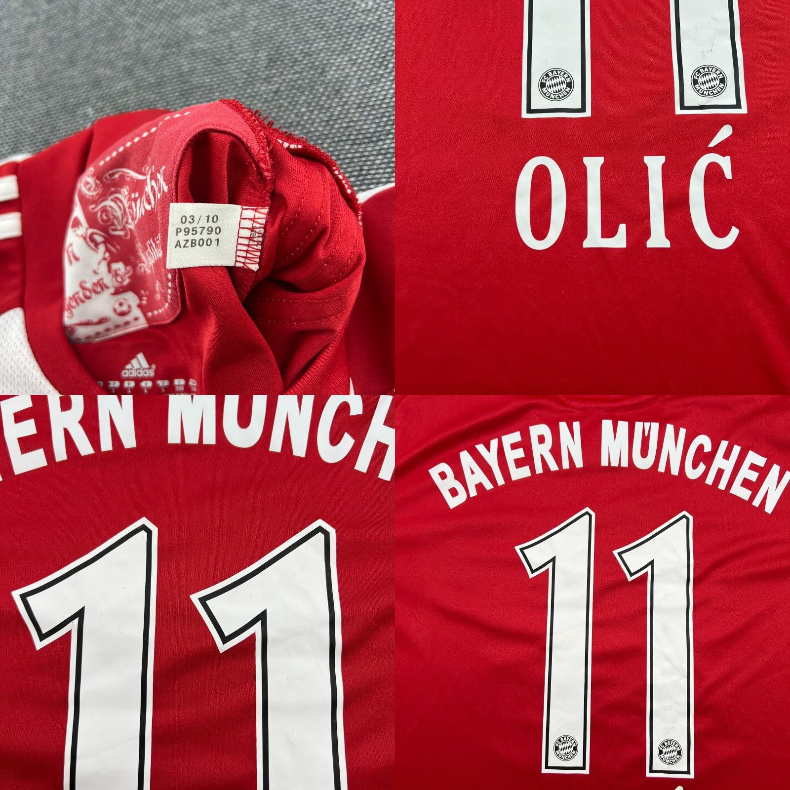 Adidas Bayern Munich Shirt Mens L Adidas Jersey Football Quick Dry Moisture Wicking Multicolor 2010 2011 Ivica Oli Home Size US L / EU 52-54 / 3 - 8 Thumbnail