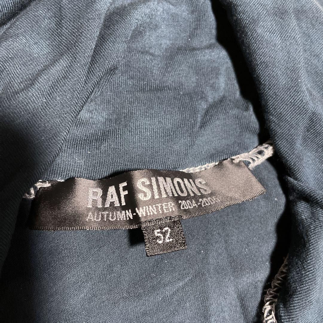 Raf Simons AW04 "Waves" Half Zip Turtleneck Long Sleeve Tee Size US L / EU 52-54 / 3 - 6 Thumbnail