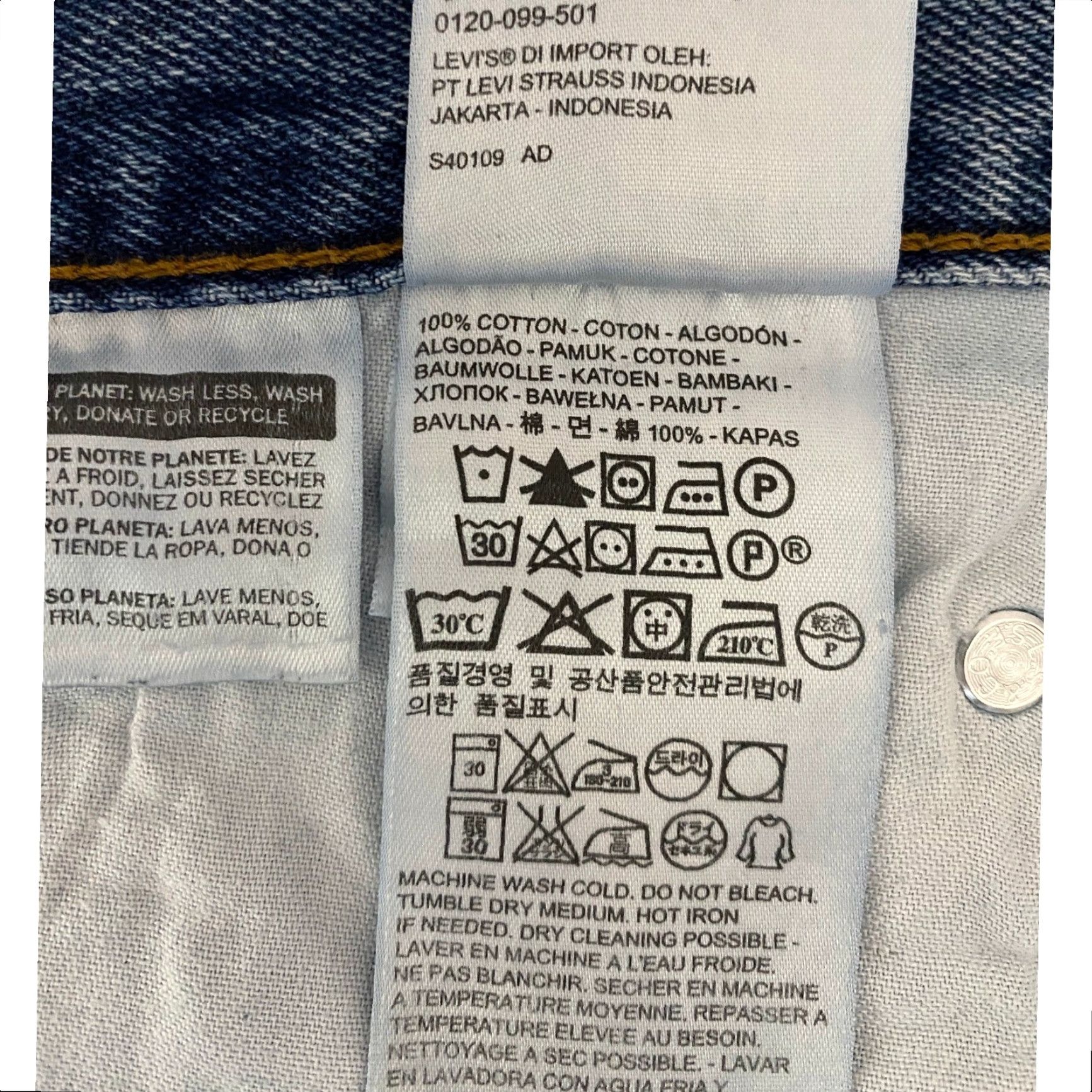 Levi's Levi's 550 Jeans Men Relaxed Fit Denim Light Wash W36 L30 Casual Everyday Pocket Closure Zip Button Size US 36 / EU 52 - 4 Thumbnail
