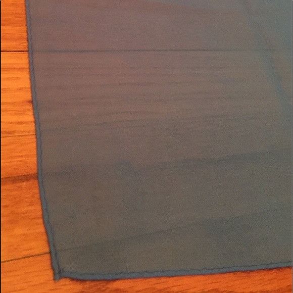 Vintage Vintage Blue Transparent Scarf Size ONE SIZE - 3 Thumbnail