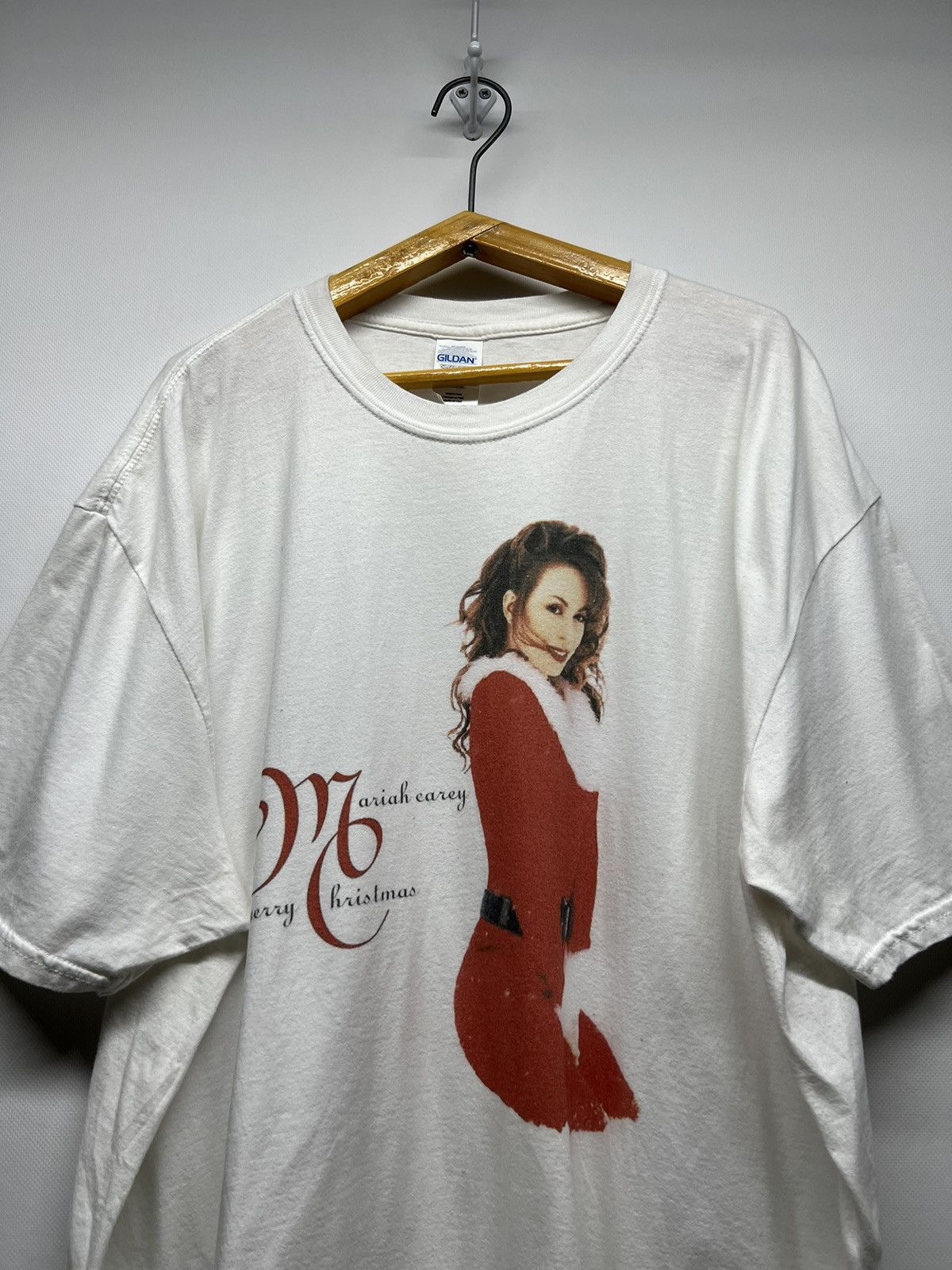 Band Tees Vintage Y2k Mariah Carey Christmas T-Shirt Size US XXL / EU 58 / 5 - 2 Thumbnail