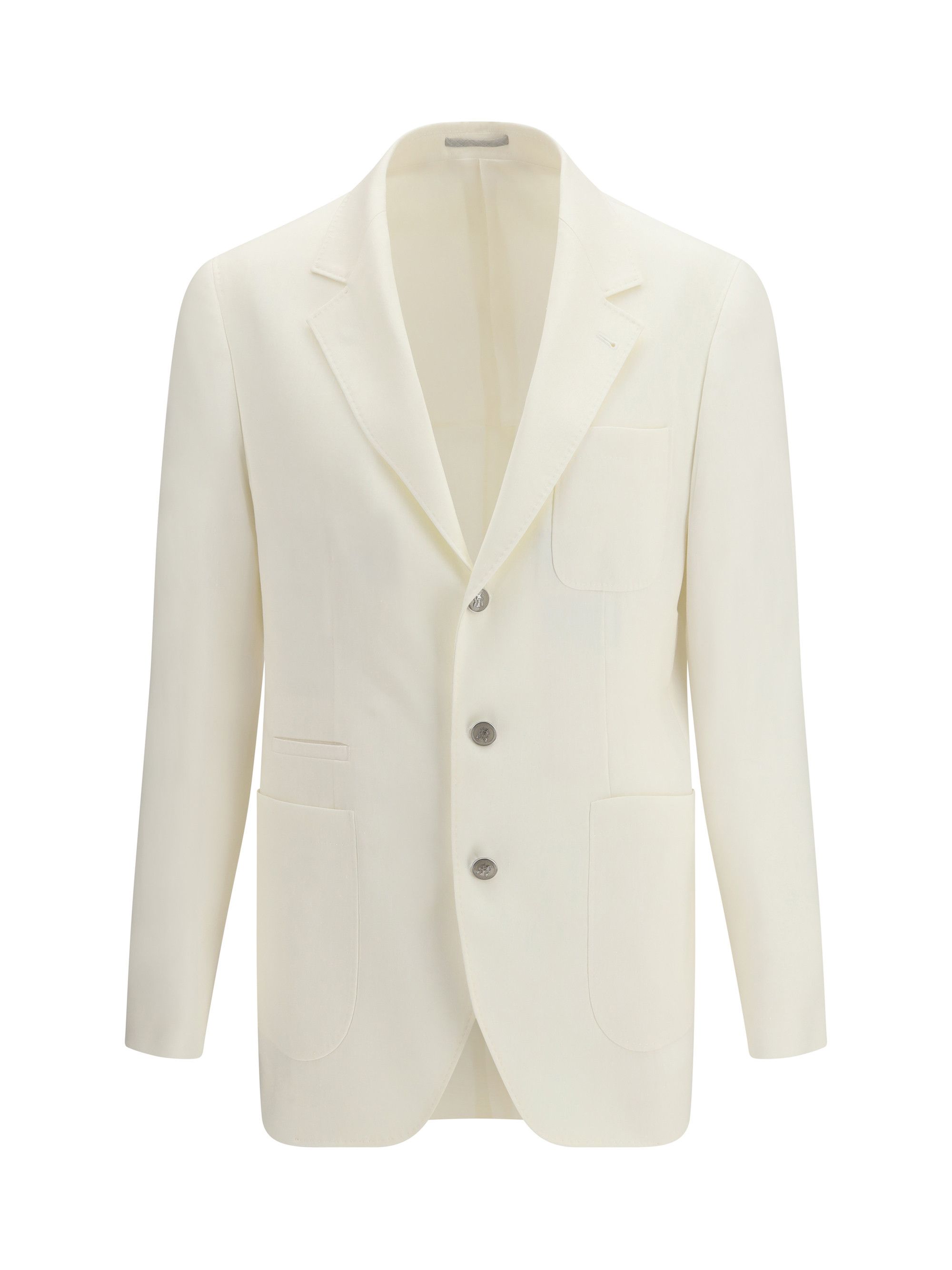 Brunello Cucinelli Single-breasted linen Blazer Size US XL / EU 56 / 4 - 1 Thumbnail