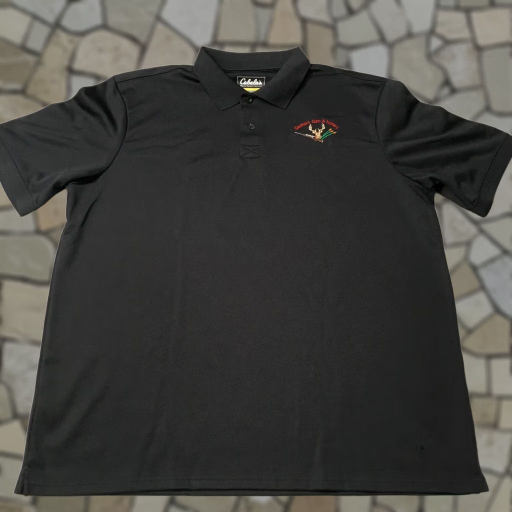Vintage CABELA'S SHIRT MEN'S 2XL REGULAR BLACK COLLARED POLO STYLE SHORT SLEEVE Size US XXL / EU 58 / 5 - 1 Thumbnail