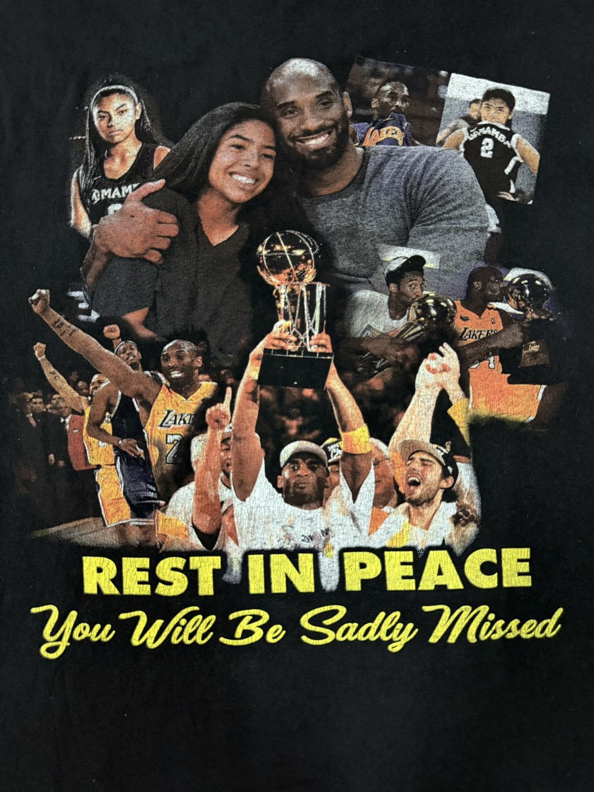 NBA Kobe(black mamba)bryant in memories tshirt Size US L / EU 52-54 / 3 - 8 Thumbnail