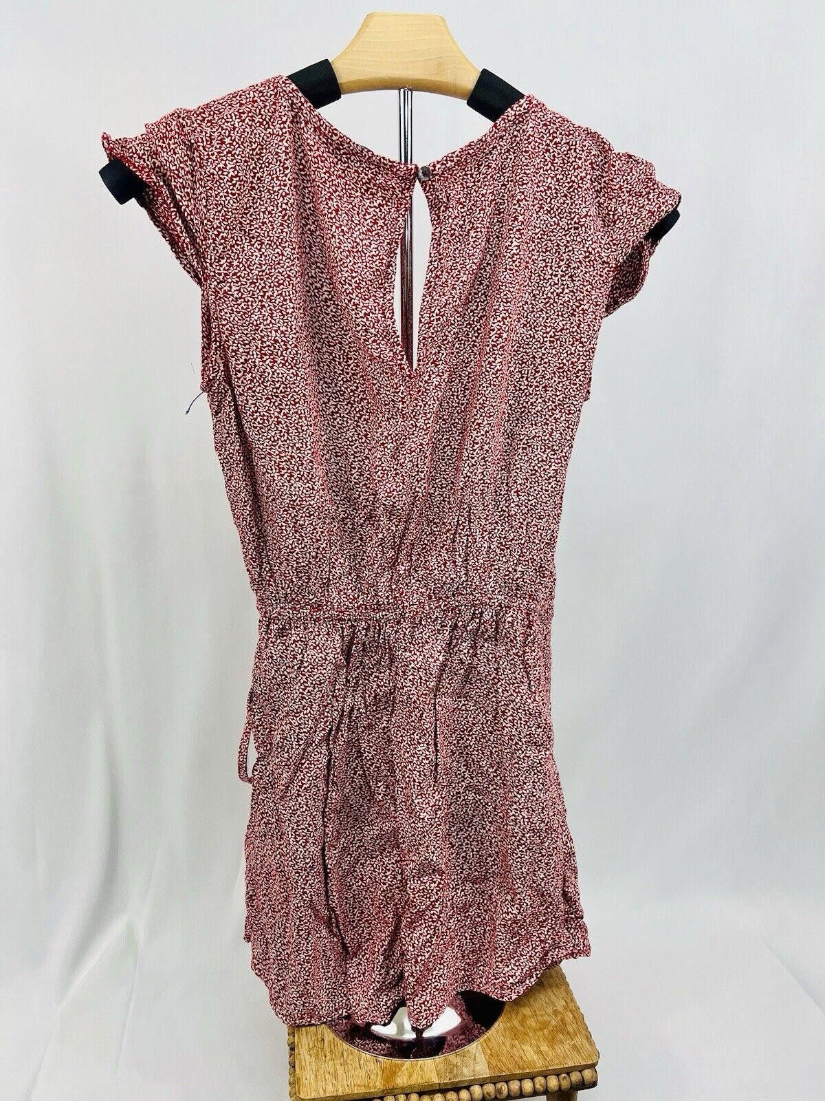 Designer A Lovely Hollister Whine Red Romper. Wrap Top Size 28" / US 6 / IT 42 - 3 Thumbnail