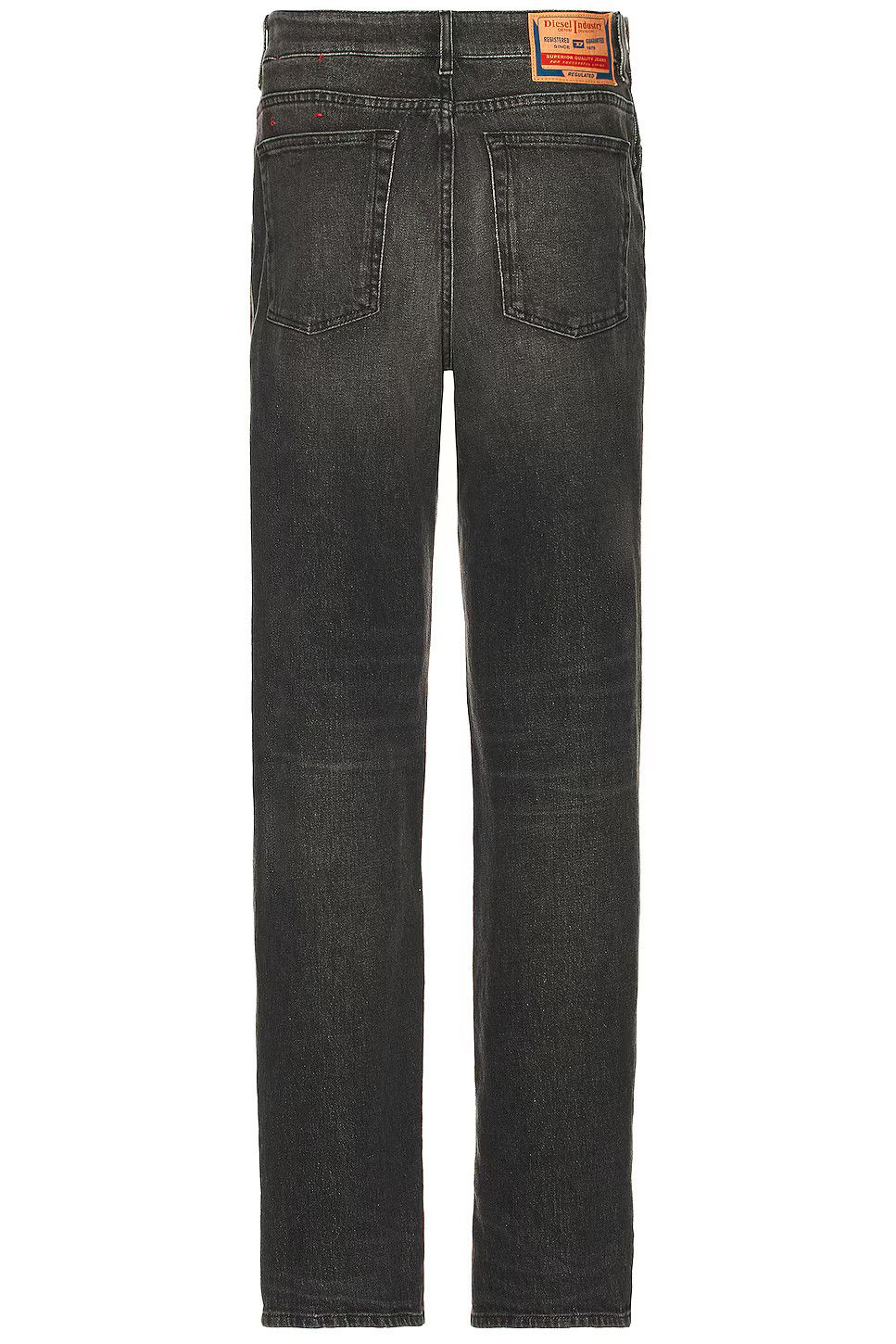 Diesel o1mle1025 1955 Denim Straight Jeans in Black Size US 34 / EU 50 - 2 Thumbnail