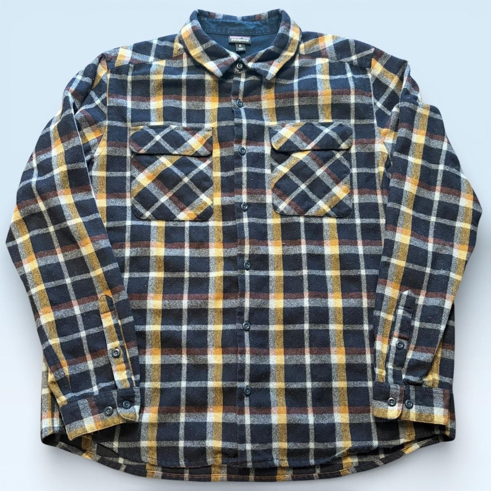 Patagonia Patagonia Recycled Wool Flannel Shirt Mens XL STY50785 Size US XL / EU 56 / 4 - 1 Thumbnail