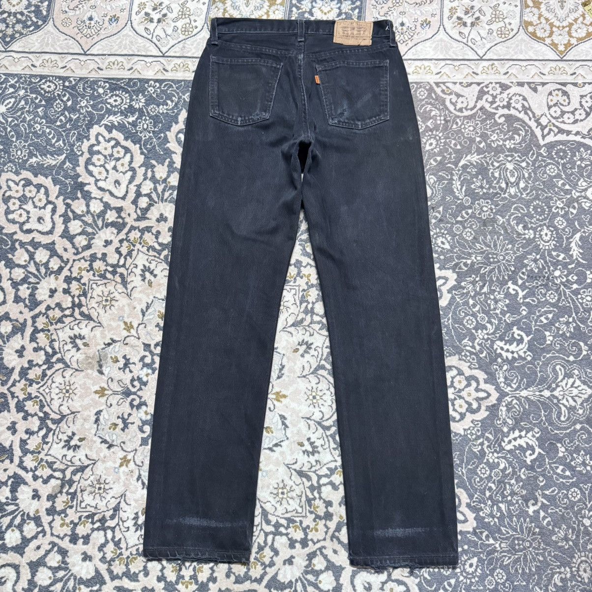 Levi's Vintage Levis 613 Black Denim Jeans Orangetab Size US 31 - 15 Thumbnail