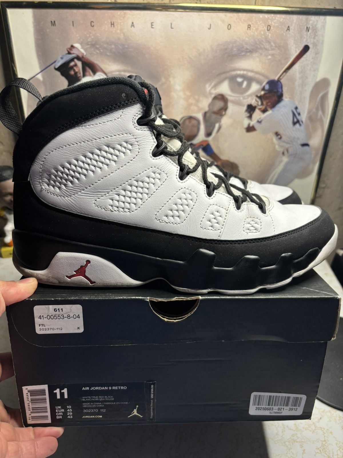 Jordan Brand Jordan Retro 9 ‘Space Jam ’ Size US 11 / EU 44 - 1 Thumbnail