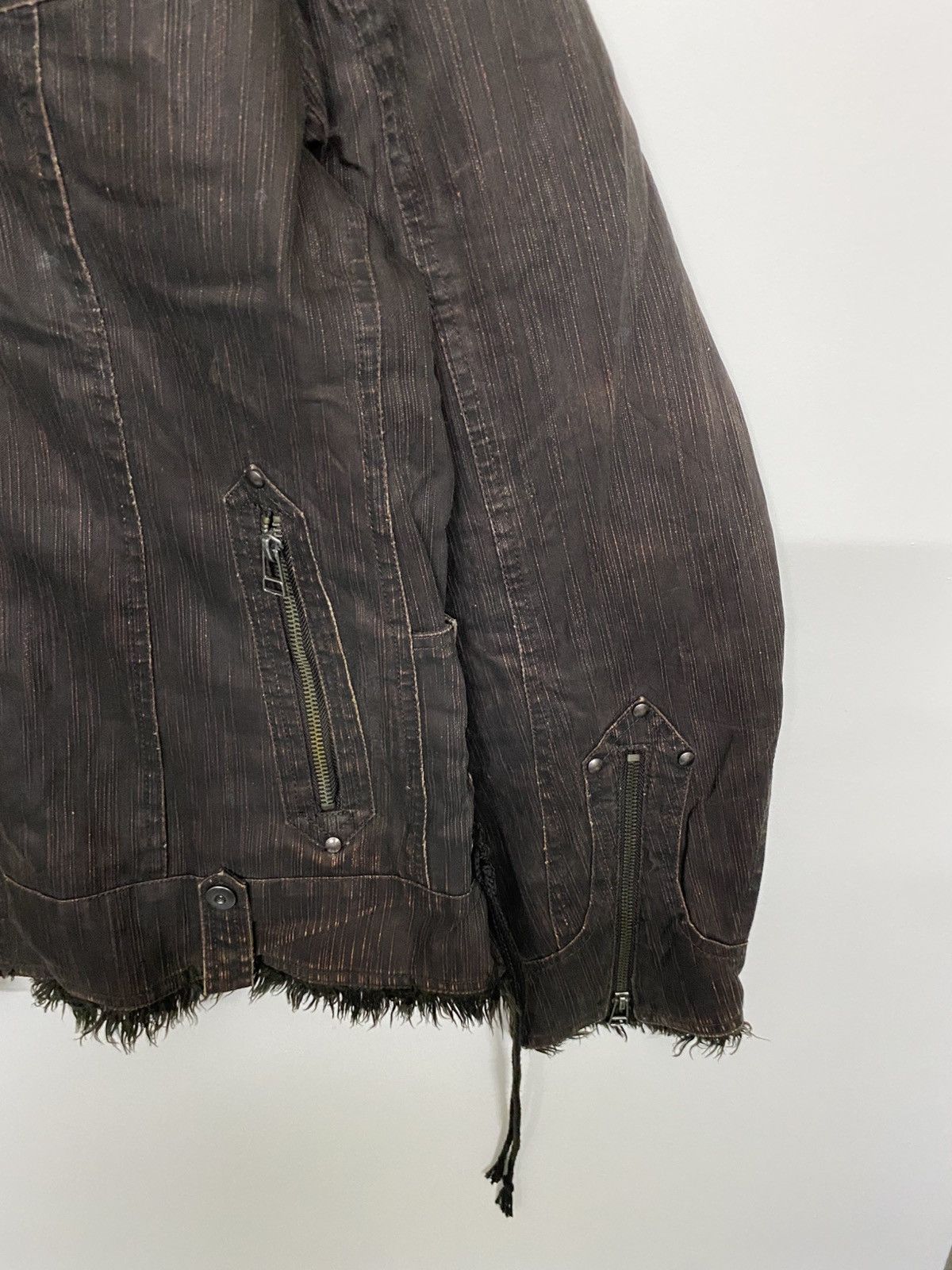 Mossimo Mossimo Fur Neck Jacket Biker Style Size US L / EU 52-54 / 3 - 4 Thumbnail
