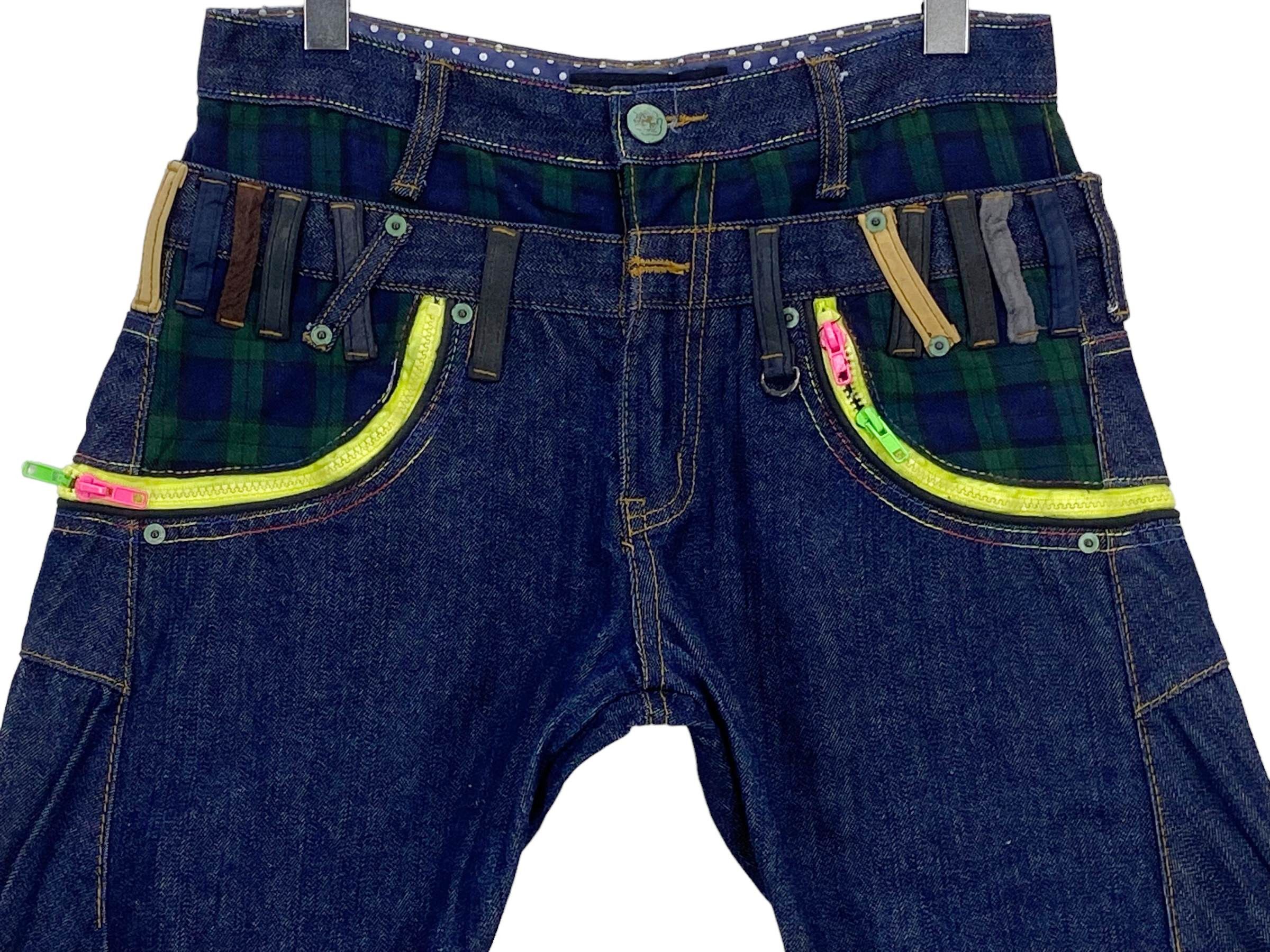 Japanese Brand Breathmint Jeans Double Waist Jeans Japanese Jeans Size US 31 - 3 Thumbnail