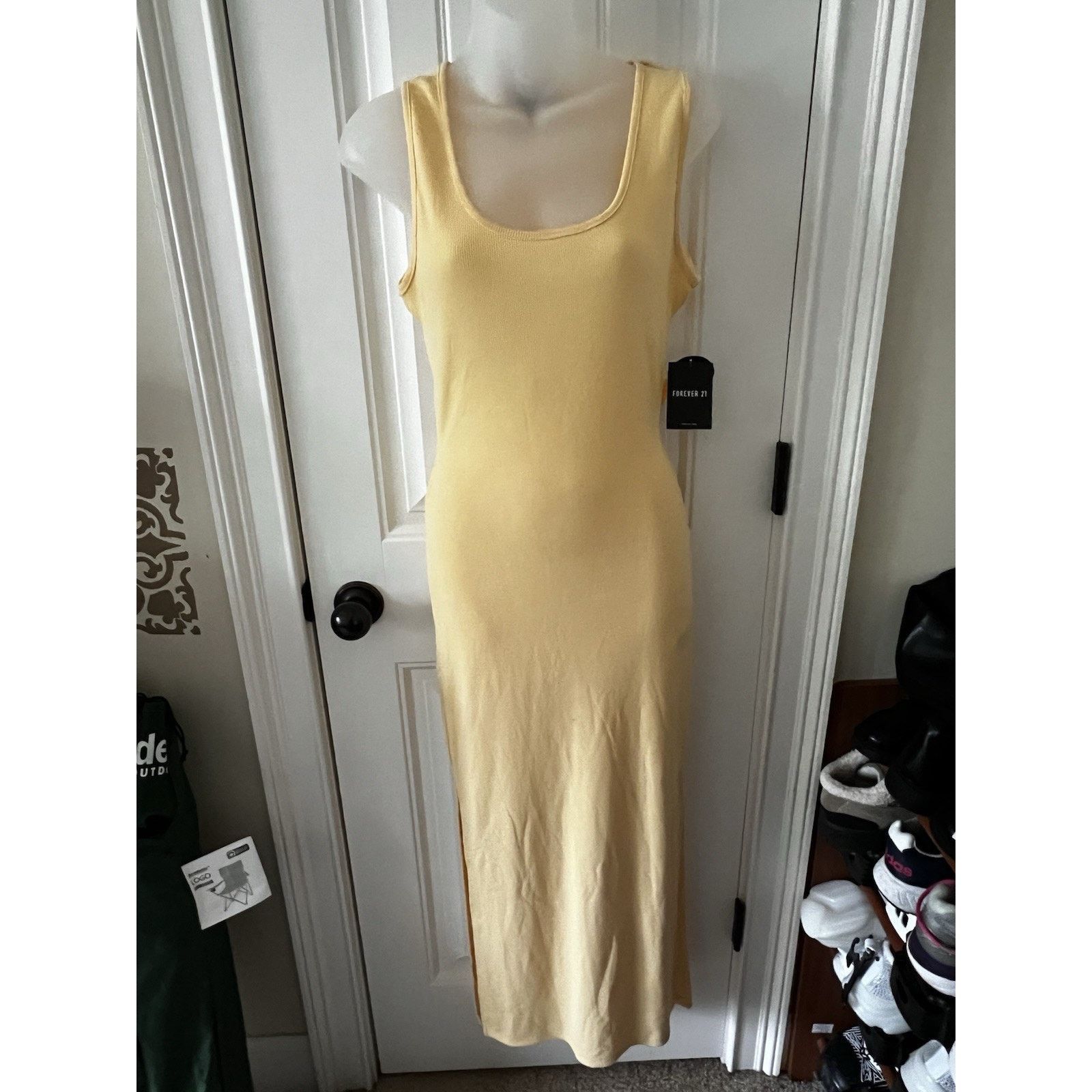 Forever 21 Forever 21 long Maxi knit ribbed dress open back Design M Size M / US 6-8 / IT 42-44 - 2 Thumbnail