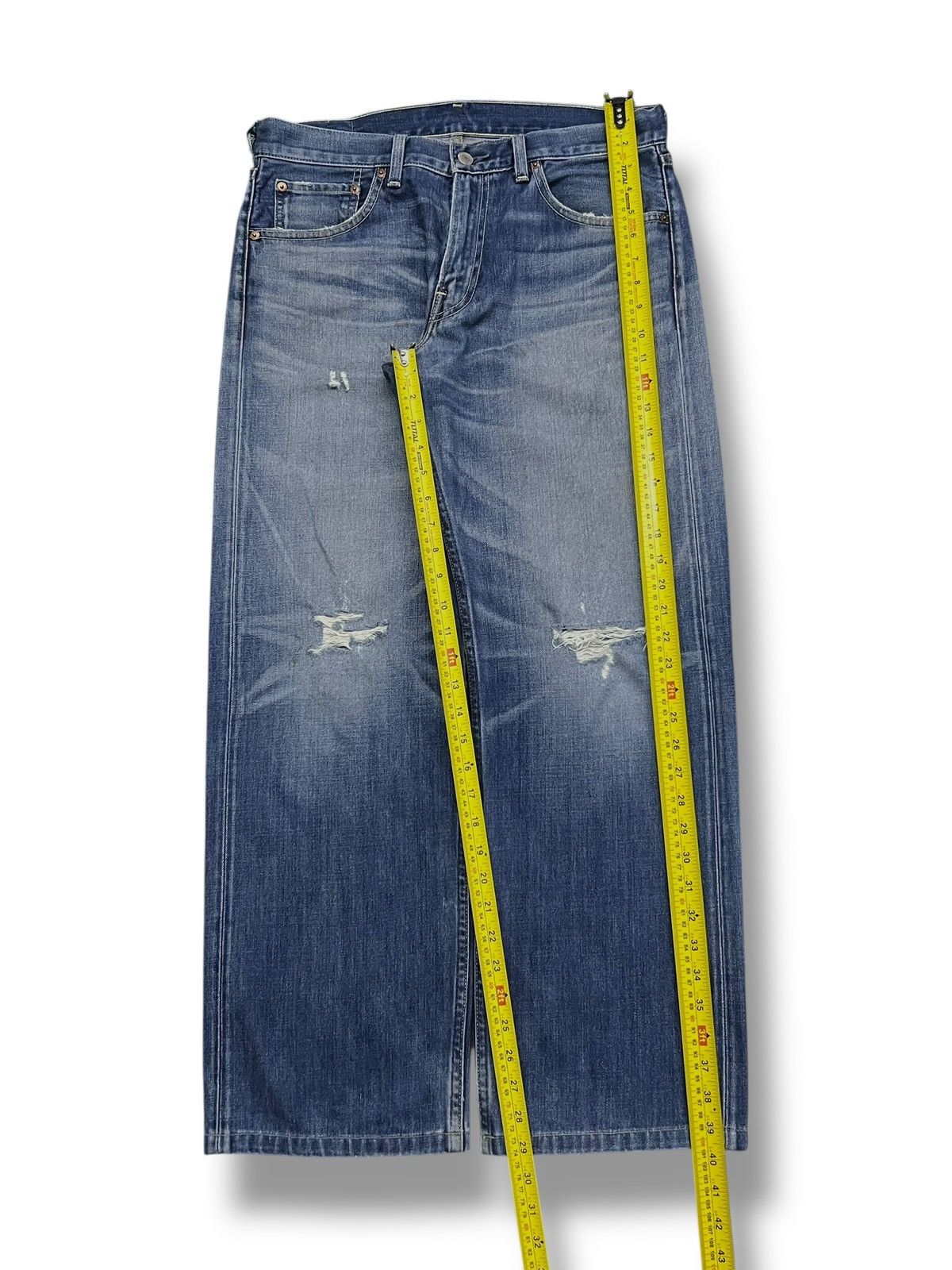 Levi's Baggy Vintage 06s Levi’s 503- Faded Wash, Distressed Denim Size US 33 - 16 Thumbnail