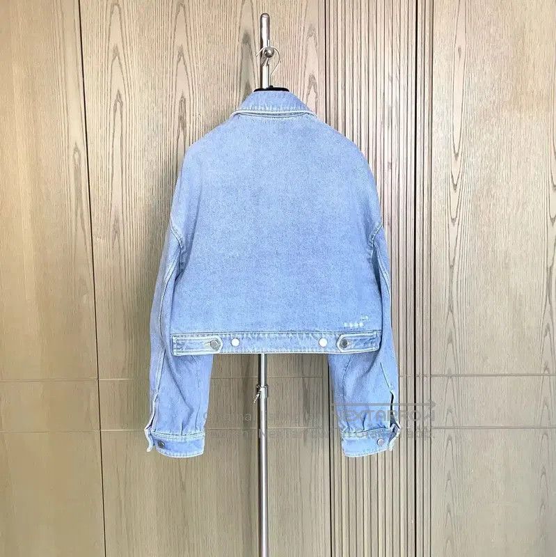 Prada Prada Blue Denim Women’s Cropped Jacket. Size S / US 4 / IT 40 - 1 Thumbnail