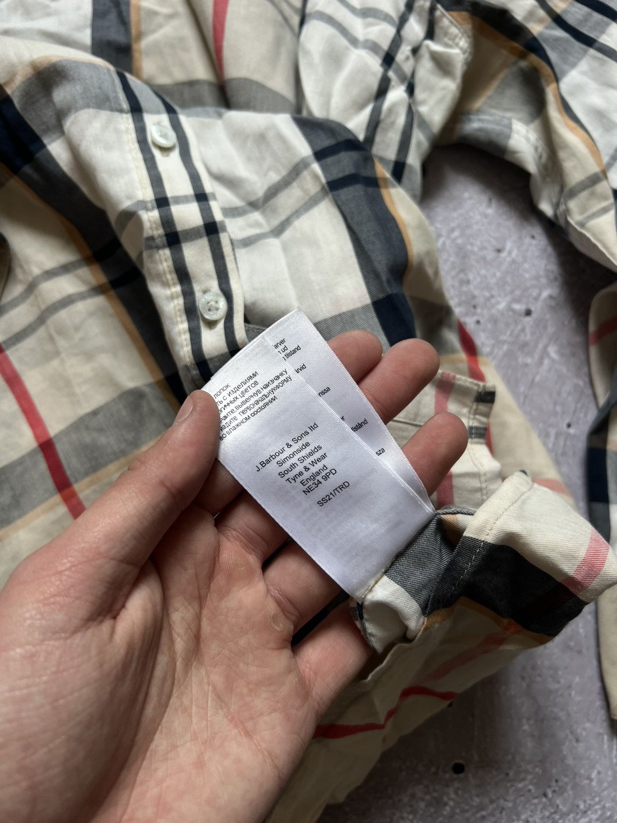 Barbour Very Rare Vintage Shirt From Barbour Size L Y2K Hype Size XXL / US 16-18 / IT 52-54 - 9 Thumbnail