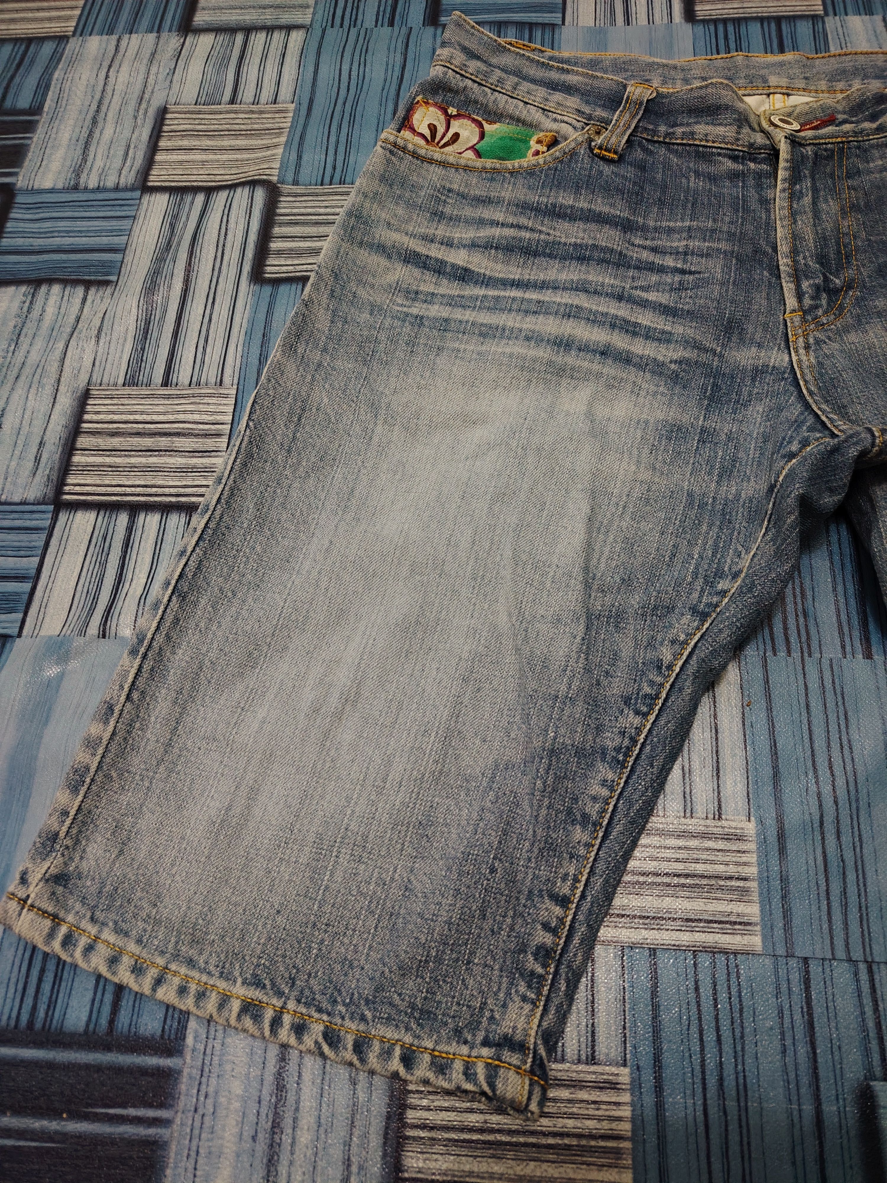If Six Was Nine 💥Namitatsu Naminoritatsujin Short Jeans rare style pocket Size US 32 / EU 48 - 6 Thumbnail