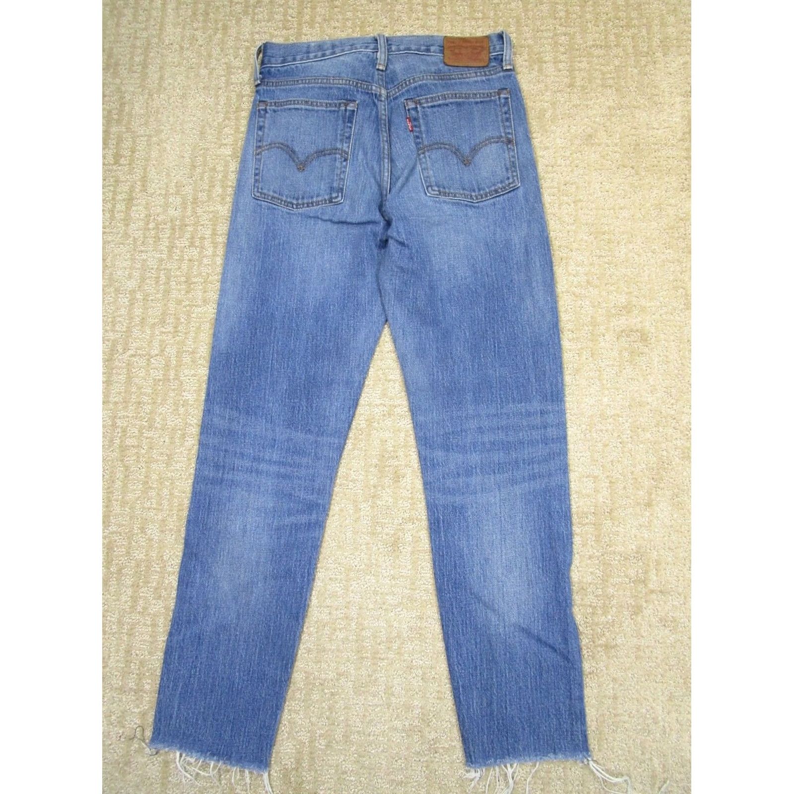 Levi's Levi's 560 Jeans Women 27 Blue High Rise Loose Fit Denim Straight Pants Light Wash 5-Pocket Womens Jeans Size 27" / US 4 / IT 40 - 3 Thumbnail