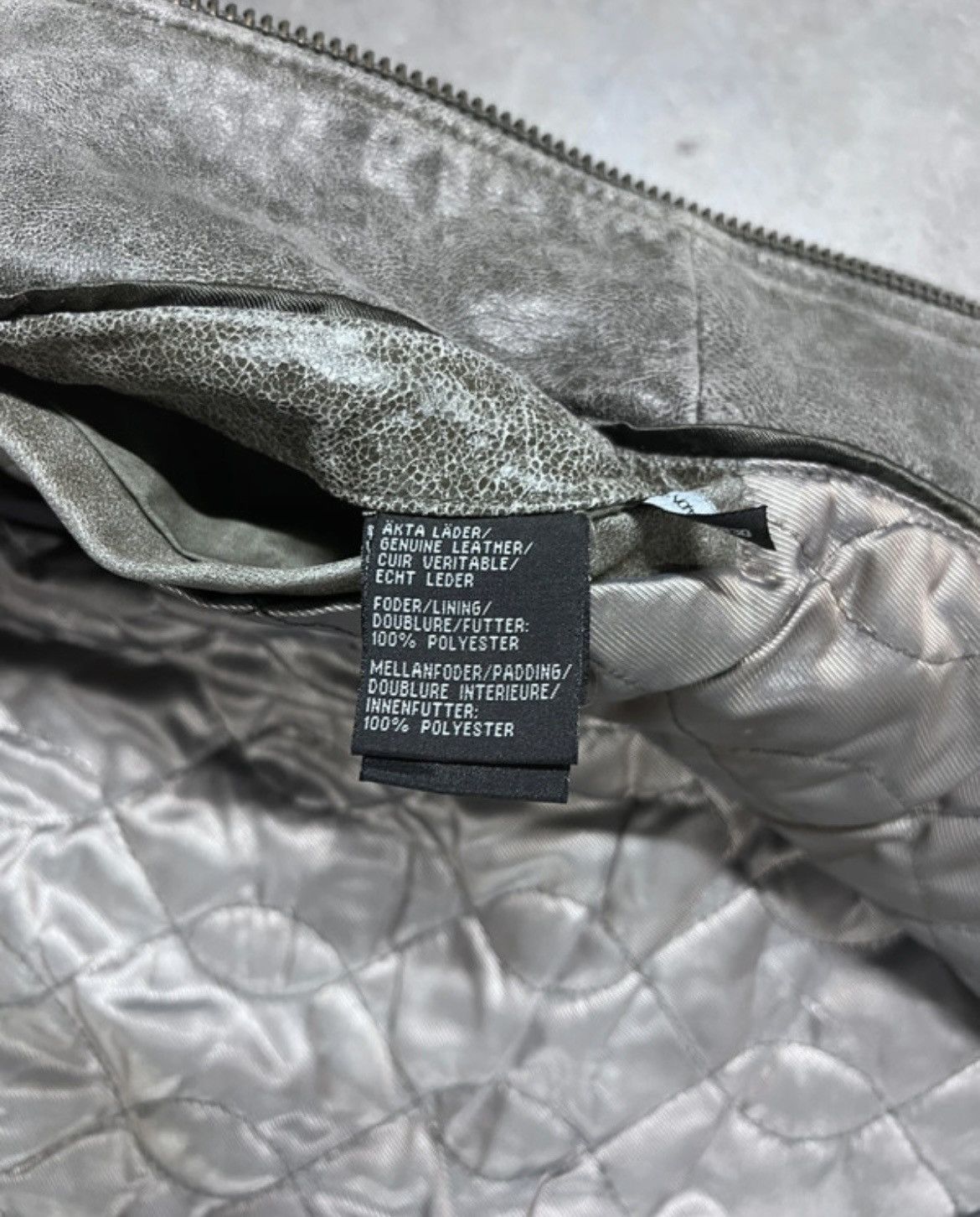 Rick Owens Faded Genuine Leather Avant Garde Jacket Size S / US 4 / IT 40 - 5 Thumbnail