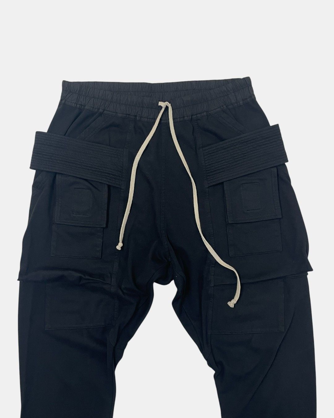 Rick Owens Drkshdw Rick Owens DRKSHDW FW20 Creatch Cargo Pants - RIG (M) Size US 32 / EU 48 - 4 Thumbnail