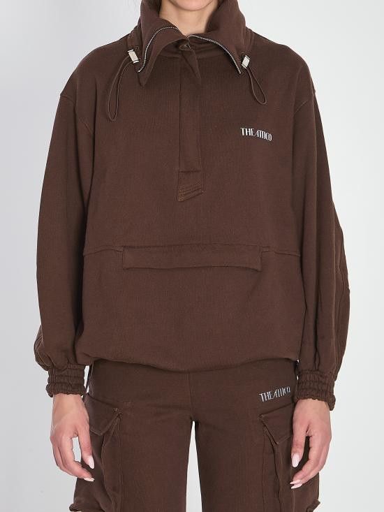 The Attico THE ATTICO Women Sweater 251WCB00091 BROWN Size S / US 4 / IT 40 - 1 Thumbnail