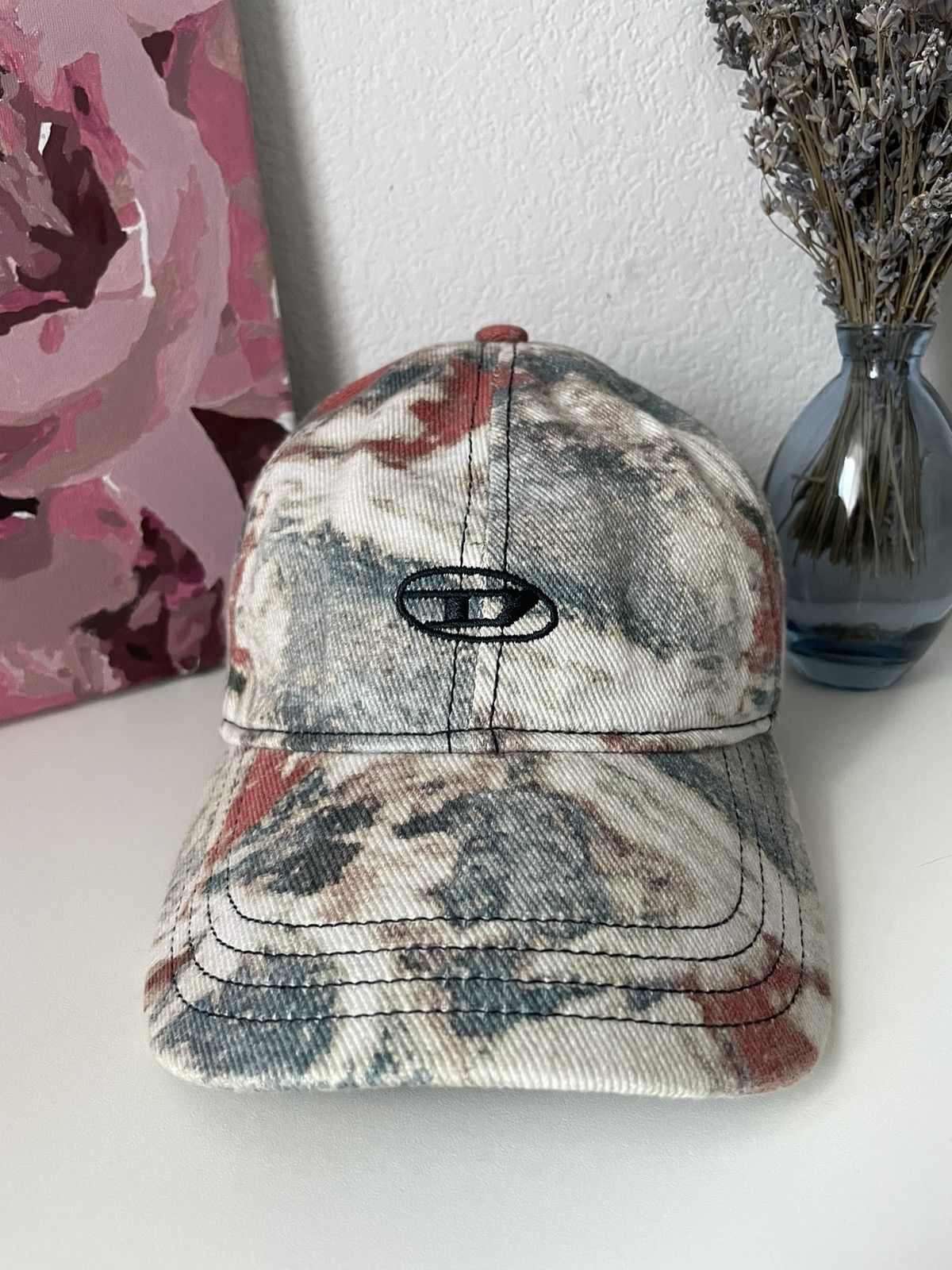 Diesel Diesel Camouflage Hat Cap Distressed VERY RARE Size ONE SIZE - 4 Thumbnail