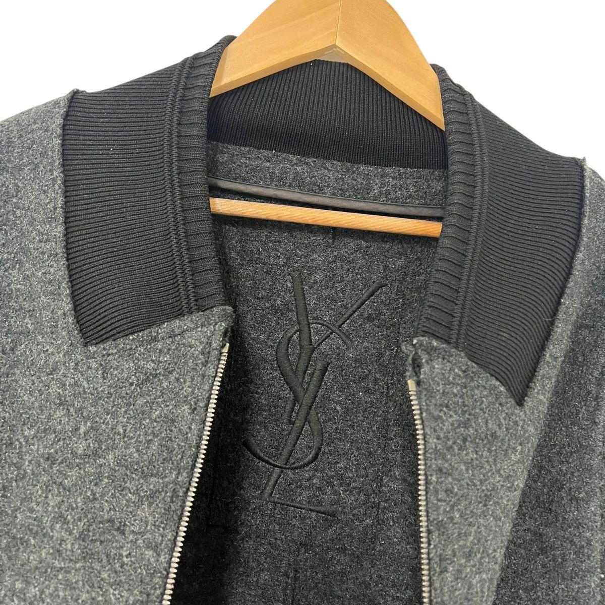 Yves Saint Laurent Ysl pilati wool jacket Size US L / EU 52-54 / 3 - 3 Thumbnail