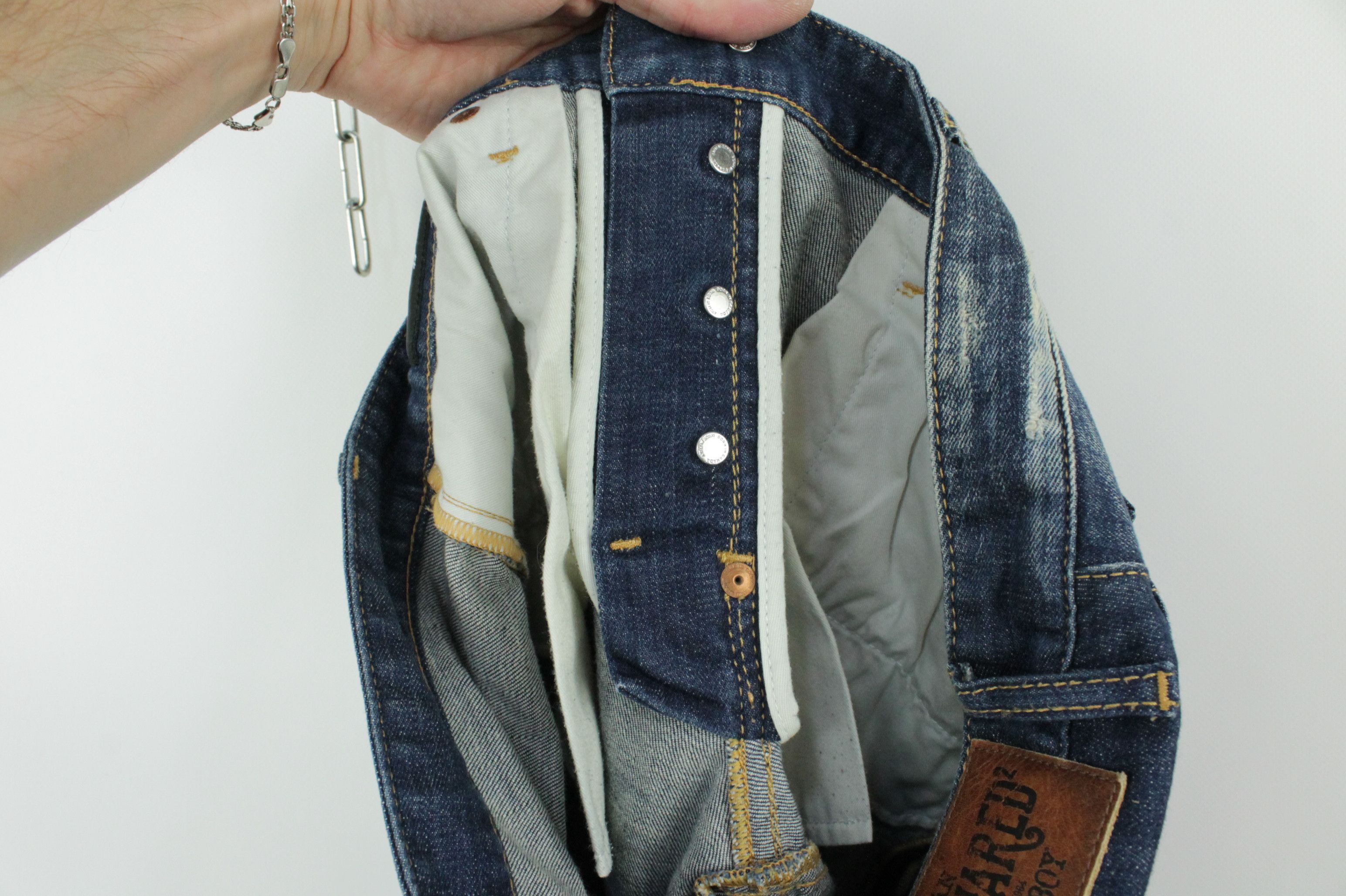 Dsquared2 Dsquared2 Slim Jean Cowboy Distressed Blue Denim Jeans Size US 28 / EU 44 - 10 Thumbnail