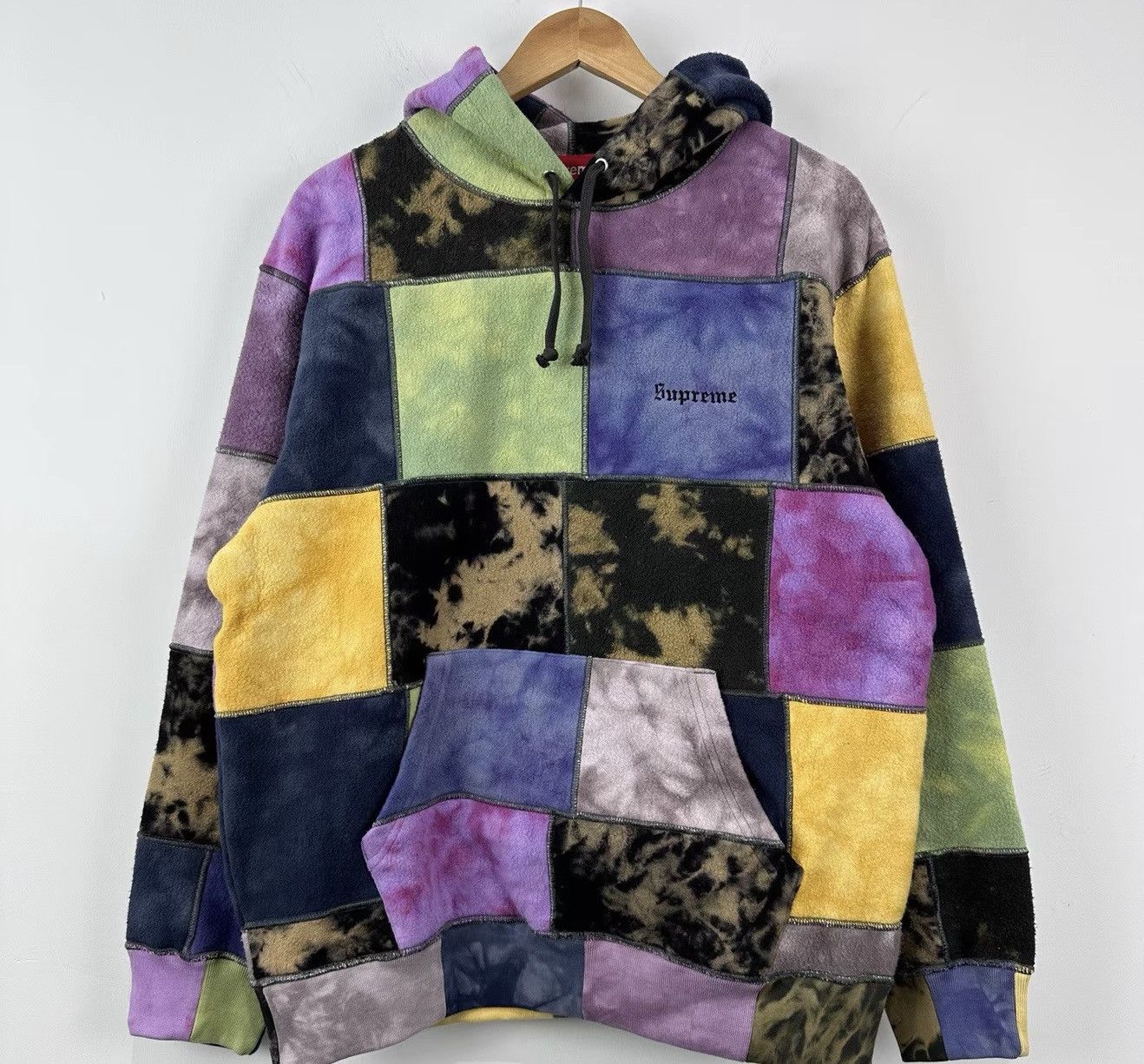 Supreme *CROPPED* SS14 Supreme Siouxsie Sioux Tie Dye hoodie | Grailed