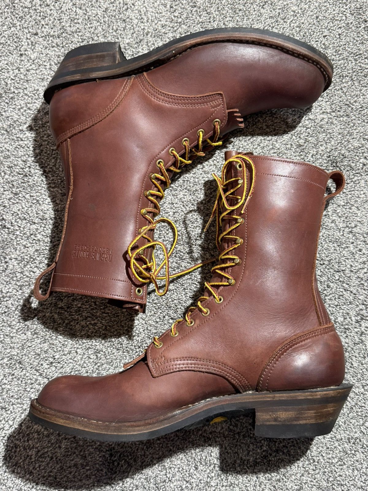 Other Drew’s Boots Men’s Size 15.5 Logger Boots Made In The USA Size US 15 / EU 48 - 12 Thumbnail