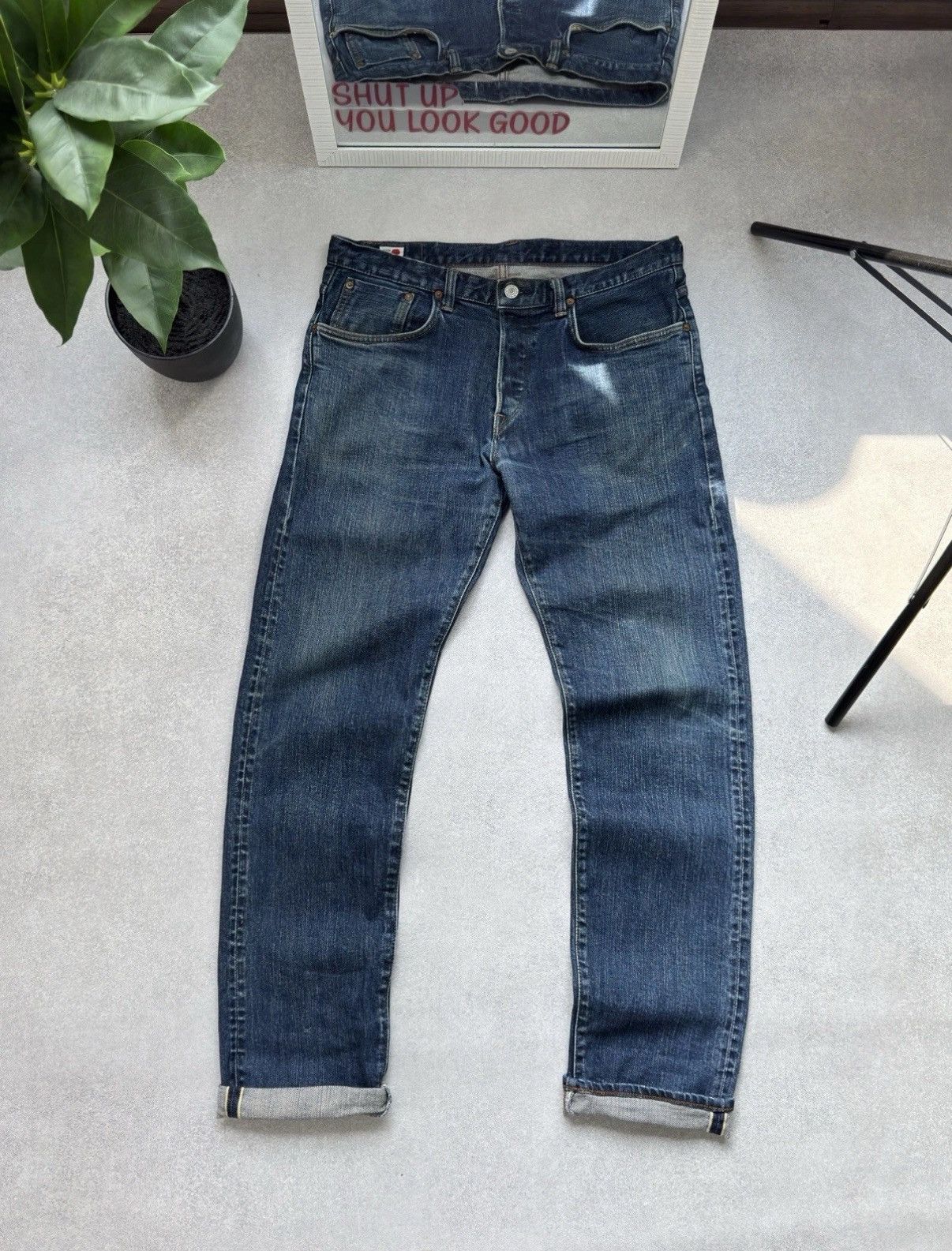 Edwin Vintage EDVIN Made In Japan Selvedge Denim Jeans Pants Men Size US 32 / EU 48 - 1 Thumbnail