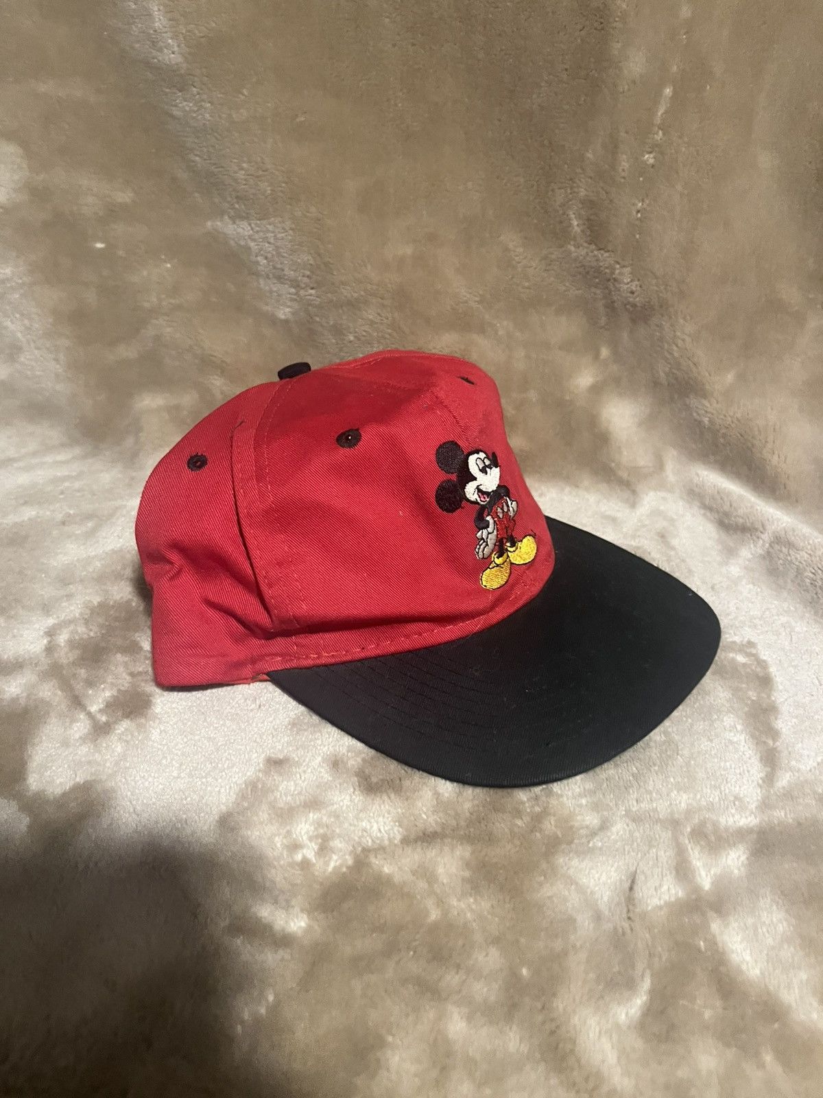 Disney × Mickey Unlimited × Vintage Vintage 90’s Micky Unlimited Micky mouse Red Dad Hat Size ONE SIZE - 2 Thumbnail