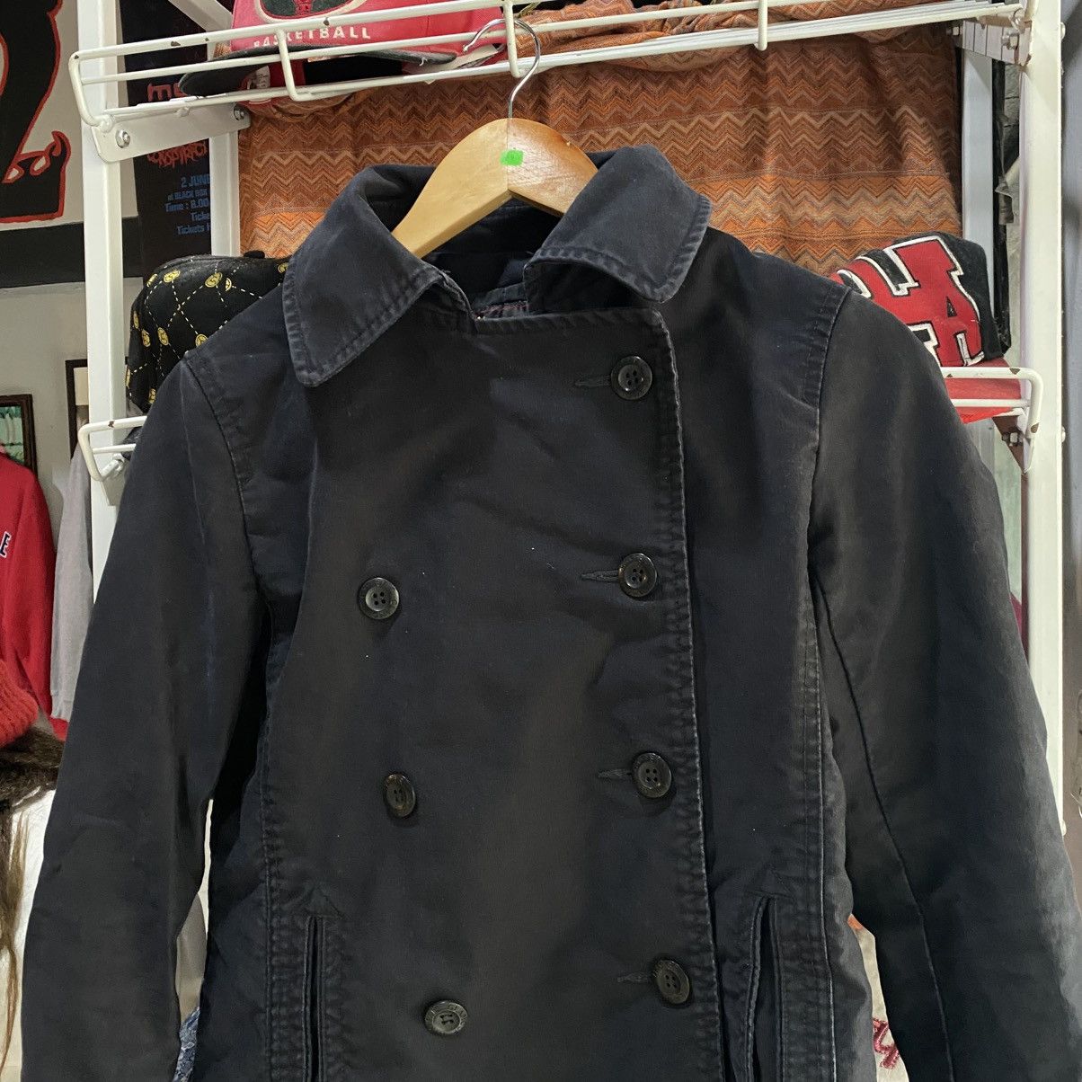 Hysteric Glamour Hysteric Glamour black double-breasted trench coat Size US S / EU 44-46 / 1 - 4 Thumbnail
