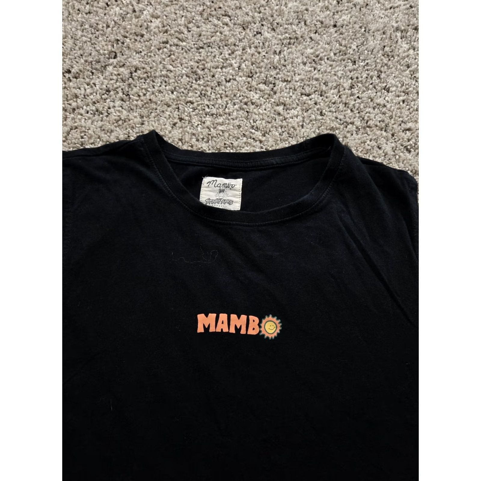 Mambo Mambo T-Shirt Mens Large Black Sleeveless Tank Top Cartoon Animals Logo Graphic Print Size US L / EU 52-54 / 3 - 3 Thumbnail