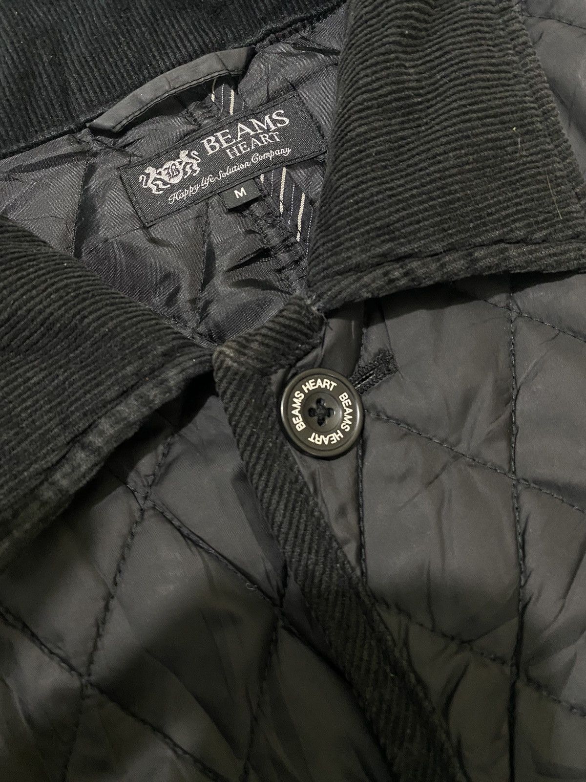 Beams Japan BEAMS HEART Quilted Black Jacket Size US M / EU 48-50 / 2 - 3 Thumbnail