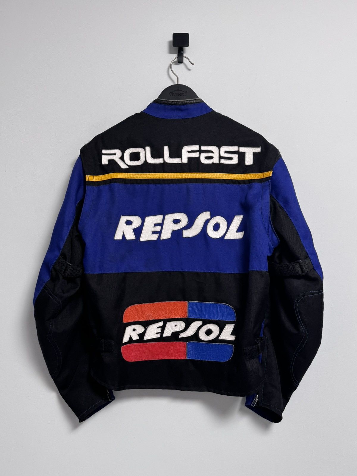 Vintage Repsol Vintage Motorcycle Jacket Real Leather Size US M / EU 48-50 / 2 - 16 Thumbnail