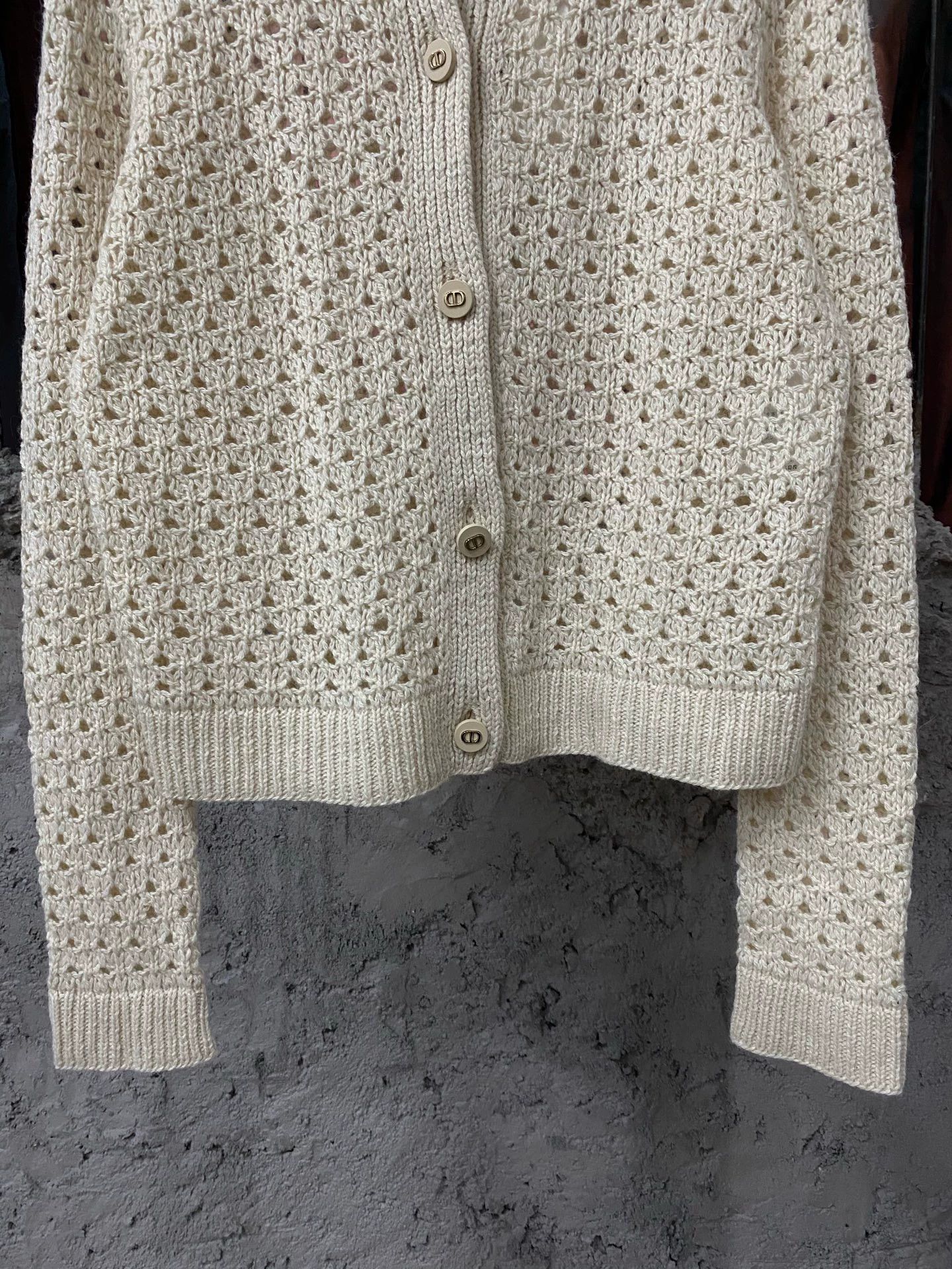 Dior Dior Women's Lace Wool Cardigan 38 Size S / US 4 / IT 40 - 4 Thumbnail