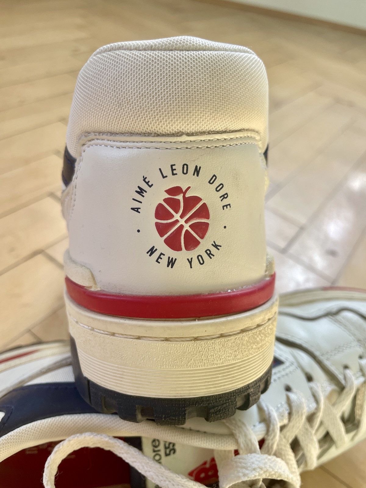 Aime Leon Dore × New Balance New Balance x Aime Leon Dore 550 Cream White / Red Size US 10 / EU 43 - 7 Thumbnail